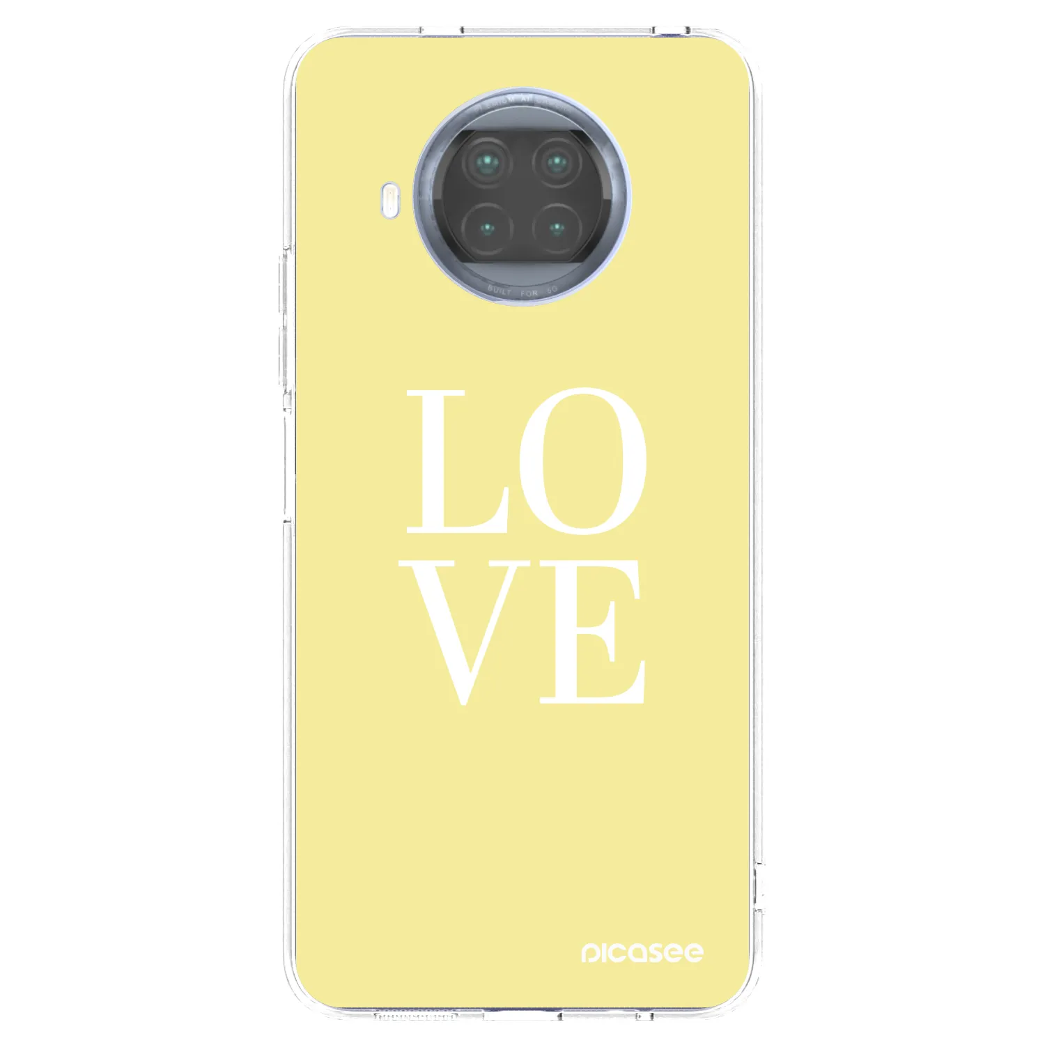Picasee silikonska prozirna maskica za Xiaomi Mi 10T Lite - Love