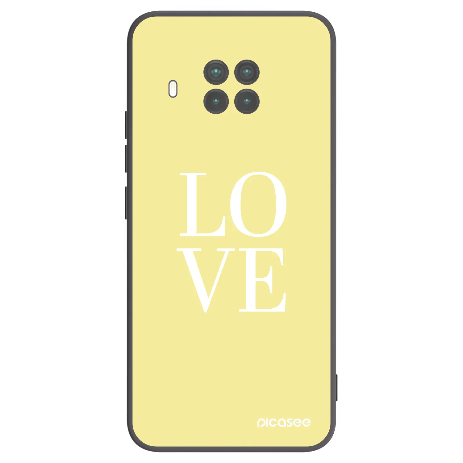 Picasee crna silikonska maskica za Xiaomi Mi 10T Lite - Love