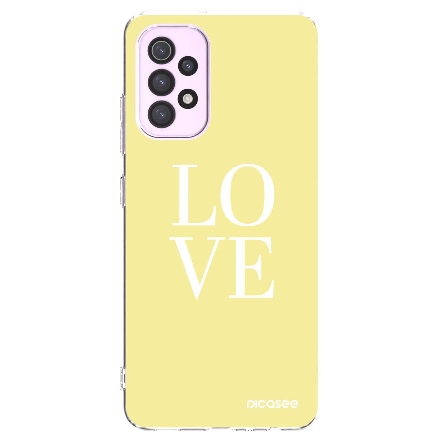 Picasee silikonska prozirna maskica za Samsung Galaxy A32 5G A326B - Love