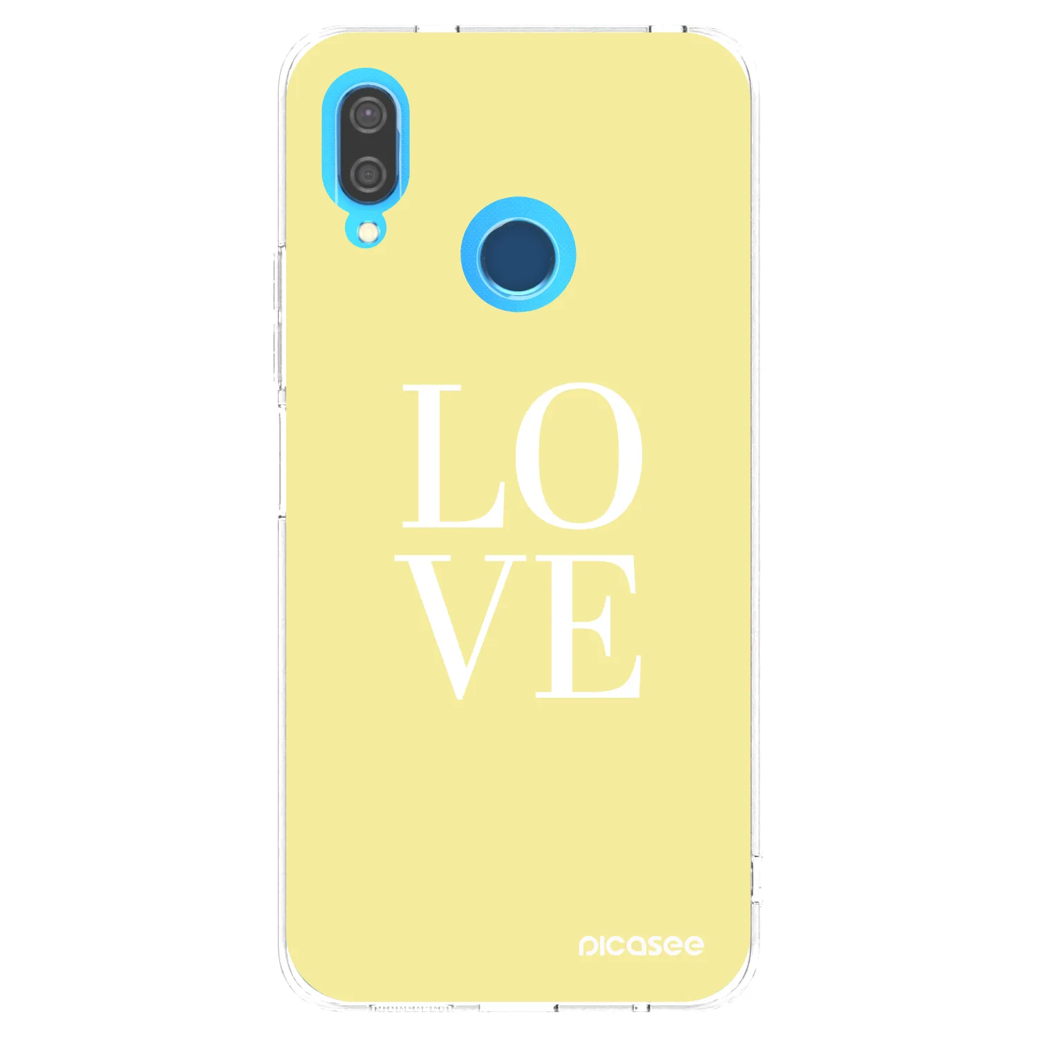 Picasee silikonska prozirna maskica za Huawei P20 Lite - Love