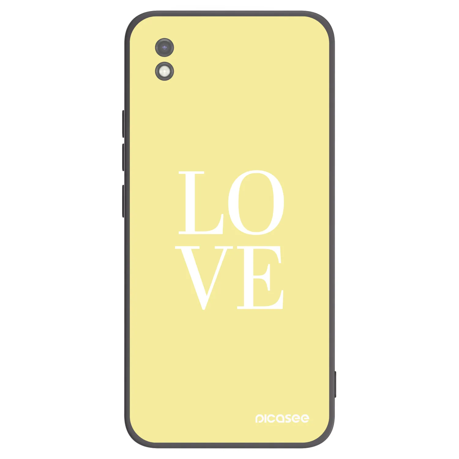 Picasee crna silikonska maskica za Xiaomi Redmi 9AT - Love