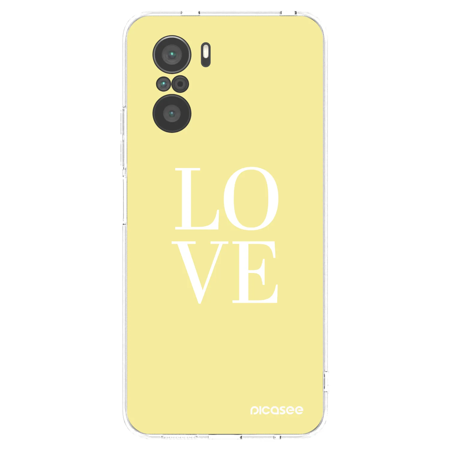 Picasee silikonska prozirna maskica za Xiaomi Poco F3 - Love