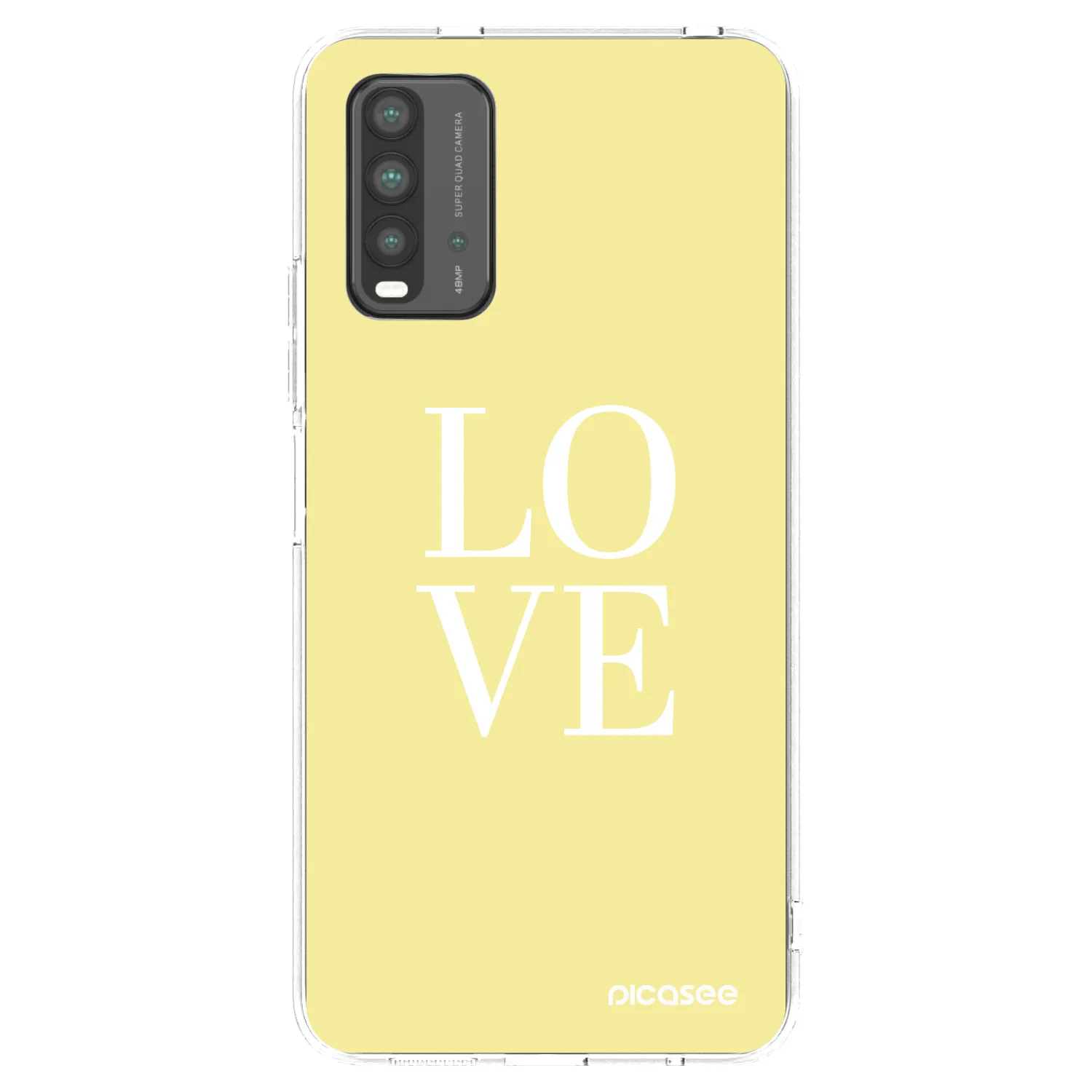 Picasee silikonska prozirna maskica za Xiaomi Redmi 9T - Love