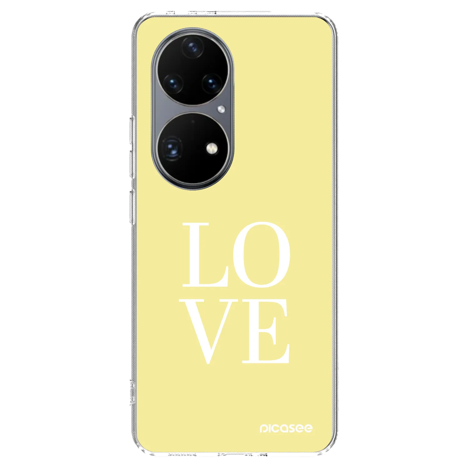 Picasee silikonska prozirna maskica za Huawei P50 - Love