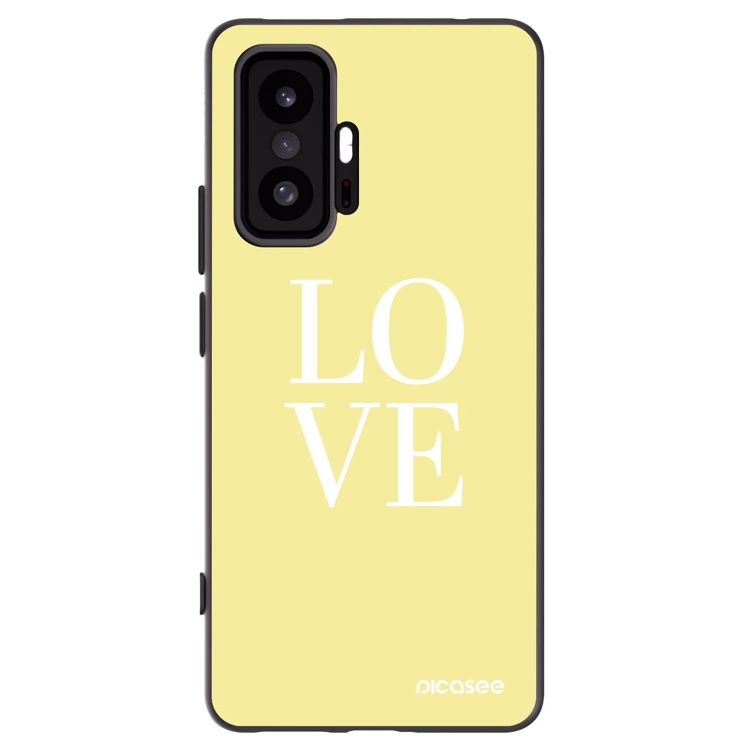 Picasee crna silikonska maskica za Xiaomi 11T Pro - Love
