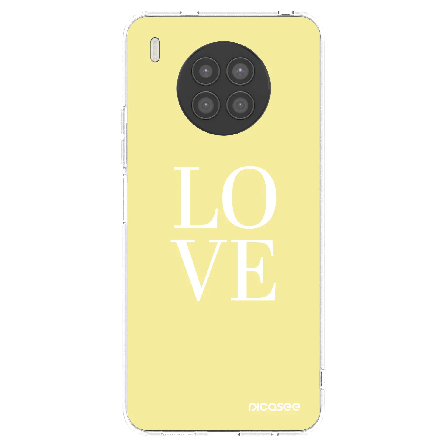 Picasee silikonska prozirna maskica za Huawei Nova 8i - Love