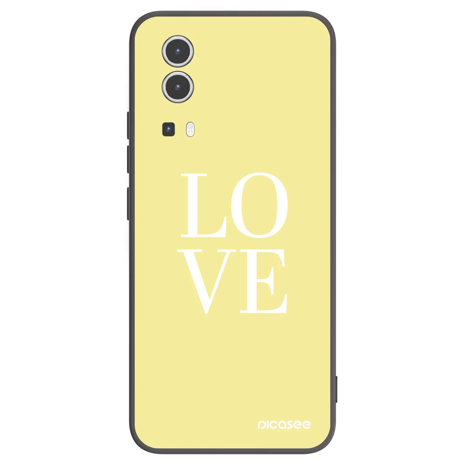 Picasee crna silikonska maskica za Vivo Y72 5G - Love