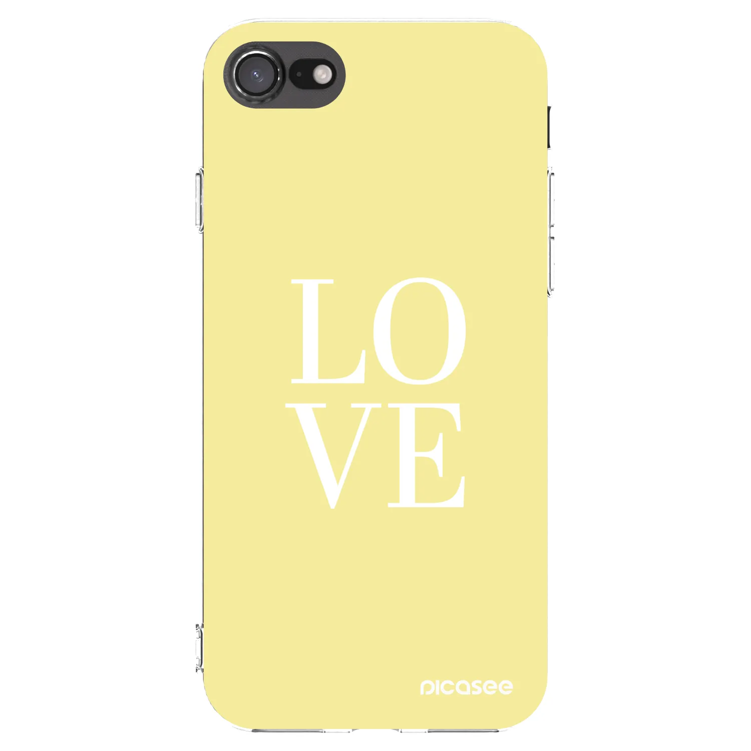 Picasee silikonska prozirna maskica za Apple iPhone SE 2022 - Love