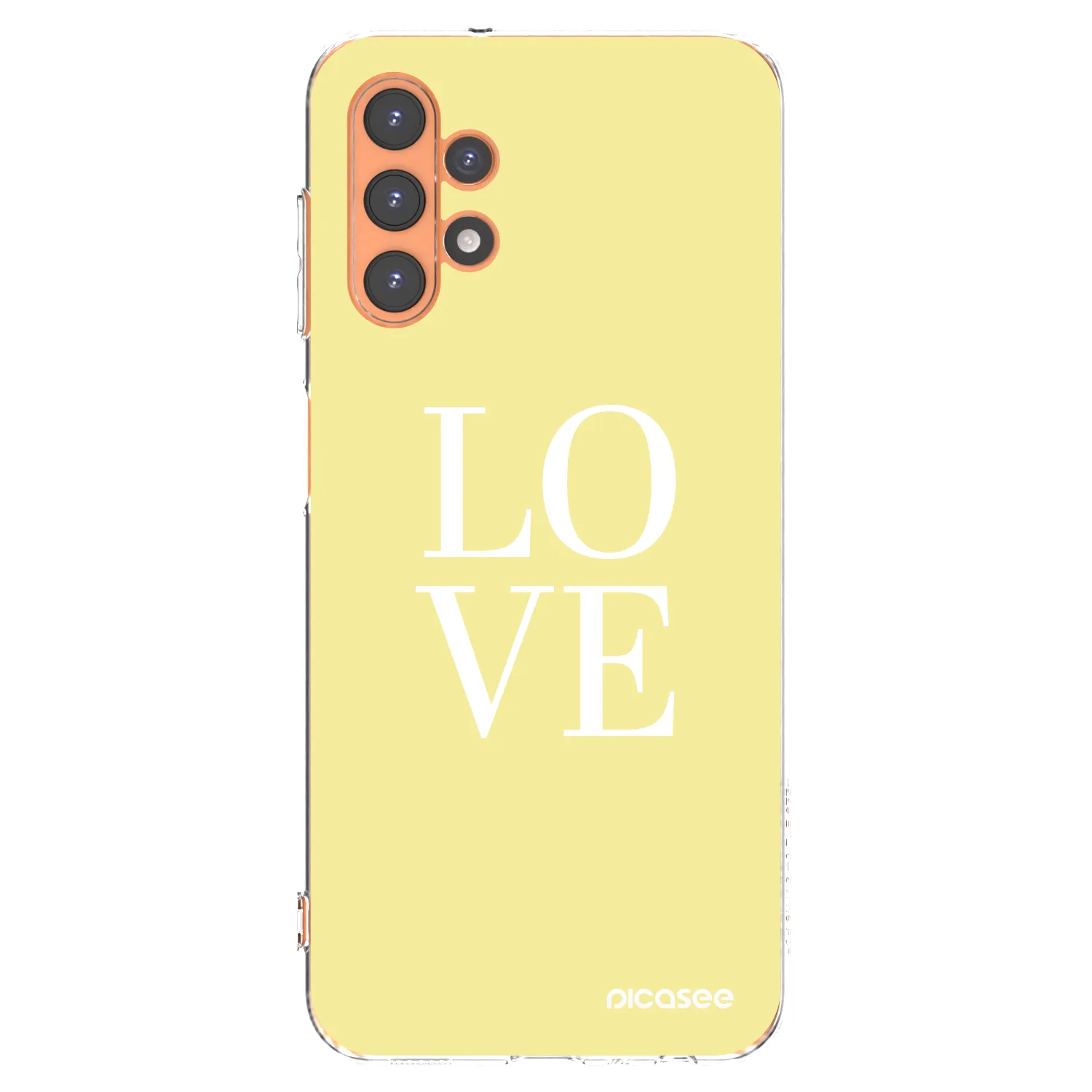 Picasee silikonska prozirna maskica za Samsung Galaxy A13 4G A135 - Love