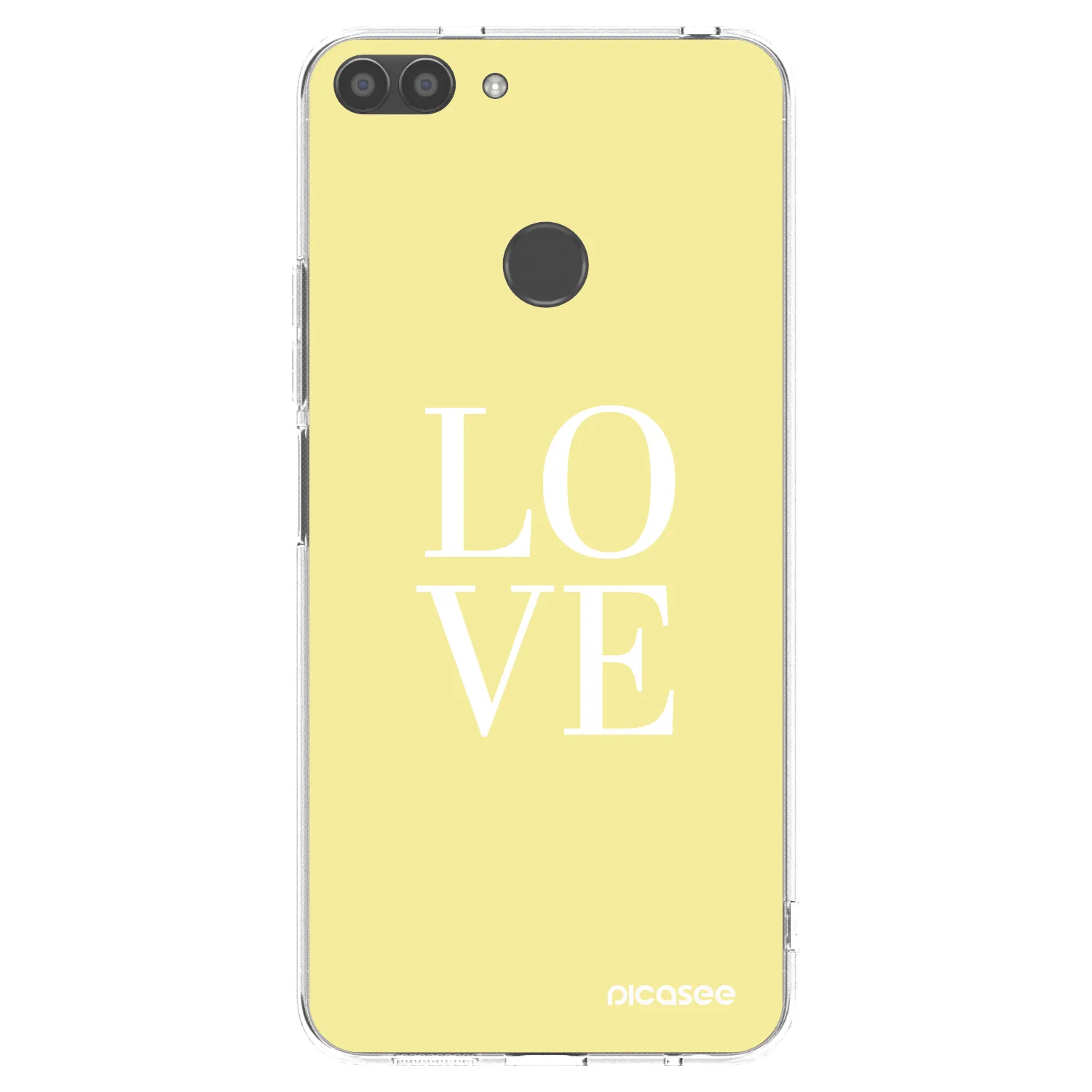 Picasee silikonska prozirna maskica za Huawei P Smart - Love