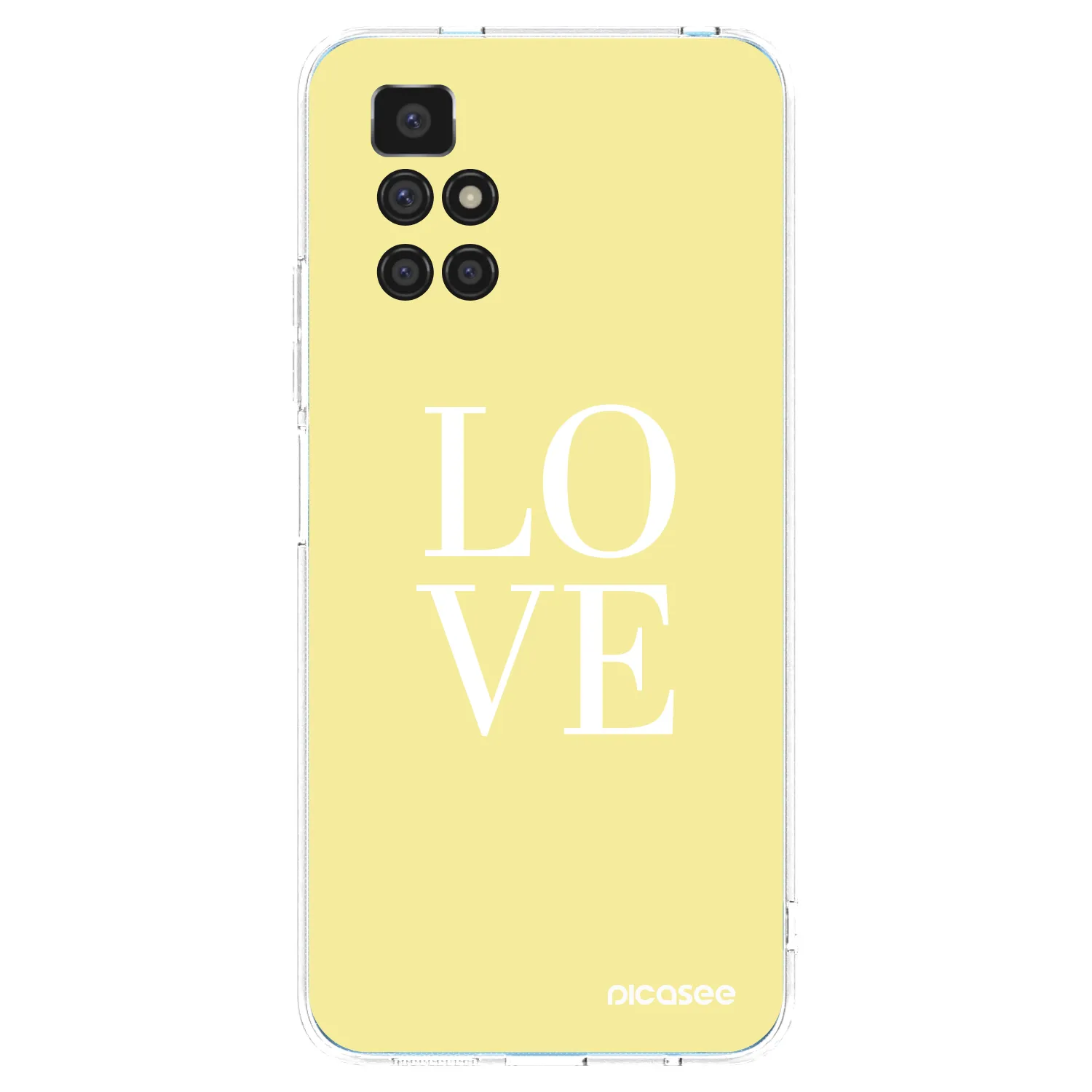 Picasee silikonska prozirna maskica za Xiaomi Redmi 10 (2022) - Love