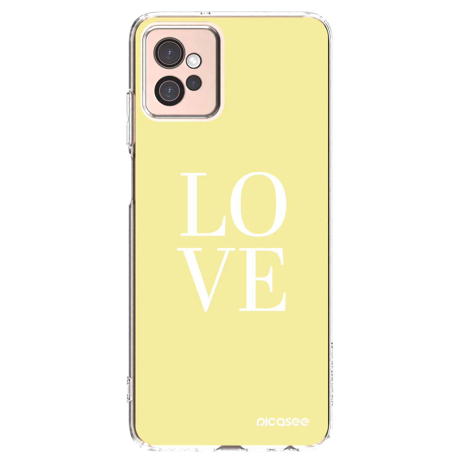Picasee silikonska prozirna maskica za Motorola Moto G32 - Love