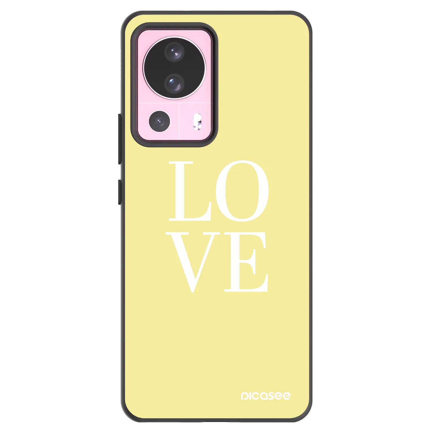Picasee crna silikonska maskica za Xiaomi 13 Lite - Love
