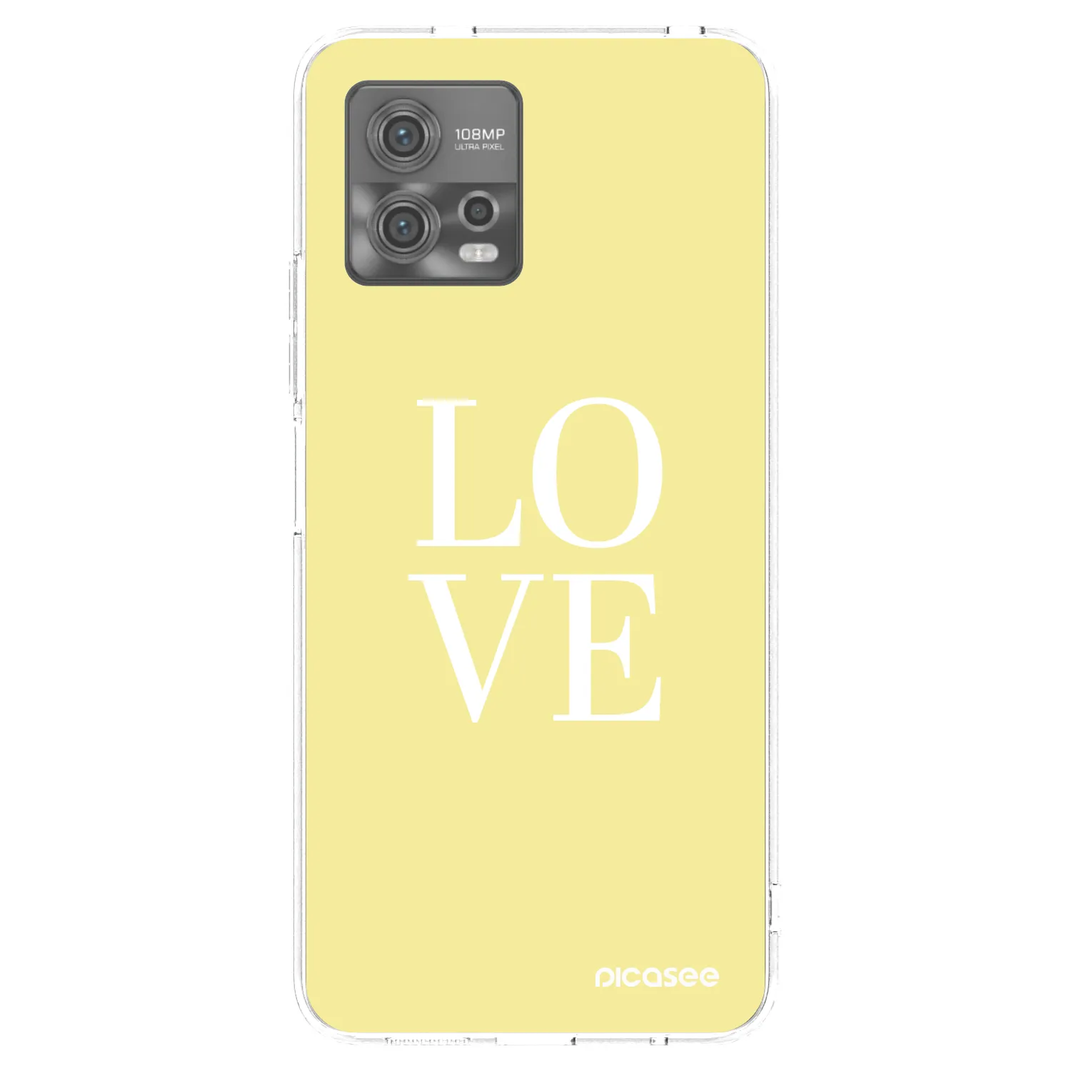 Picasee silikonska prozirna maskica za Motorola Moto G72 - Love
