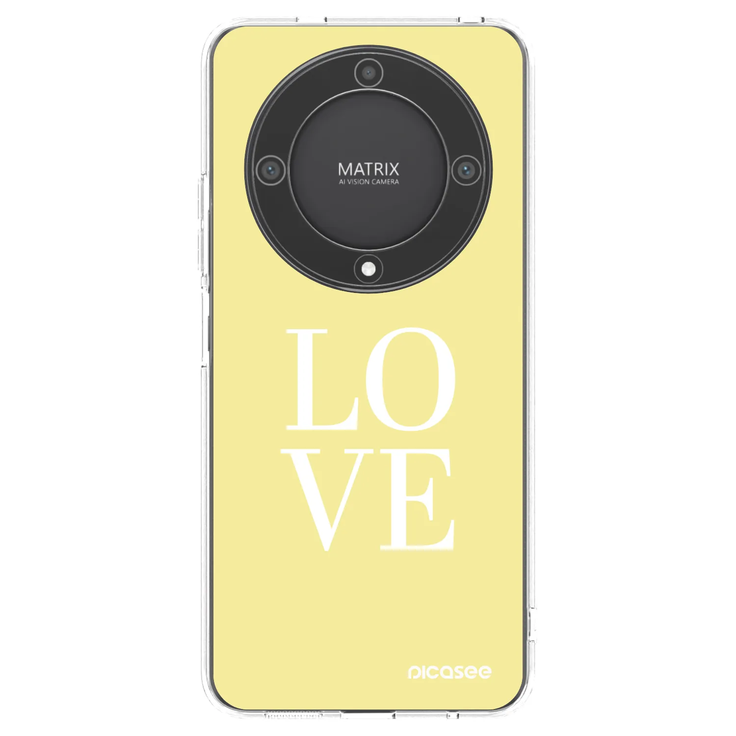 Picasee silikonska prozirna maskica za Honor Magic5 Lite 5G - Love