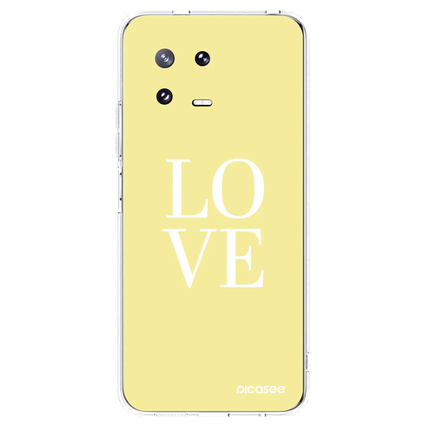 Picasee silikonska prozirna maskica za Xiaomi 13 Pro - Love