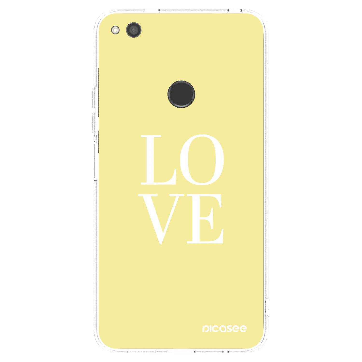 Picasee silikonska prozirna maskica za Huawei P9 Lite 2017 - Love