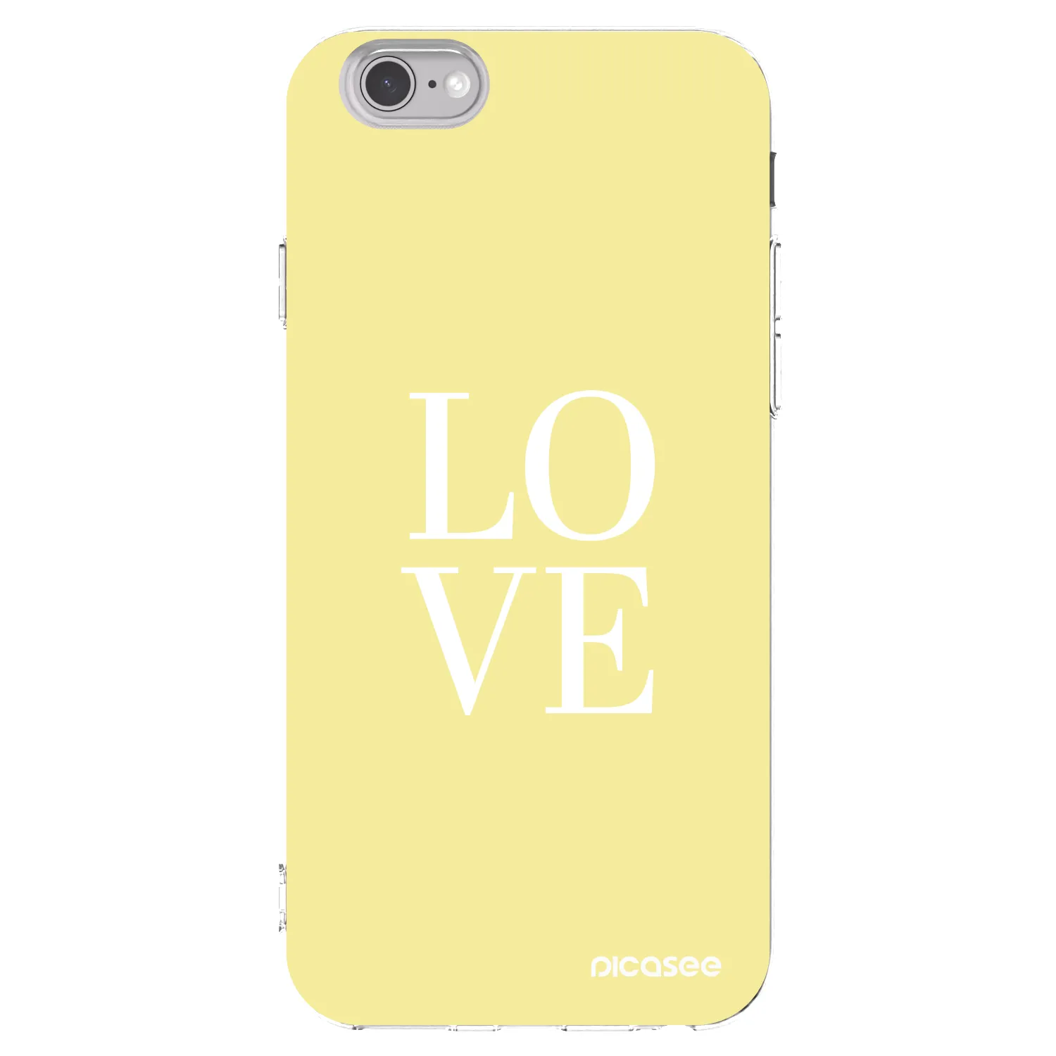 Picasee silikonska prozirna maskica za Apple iPhone 6/6S - Love