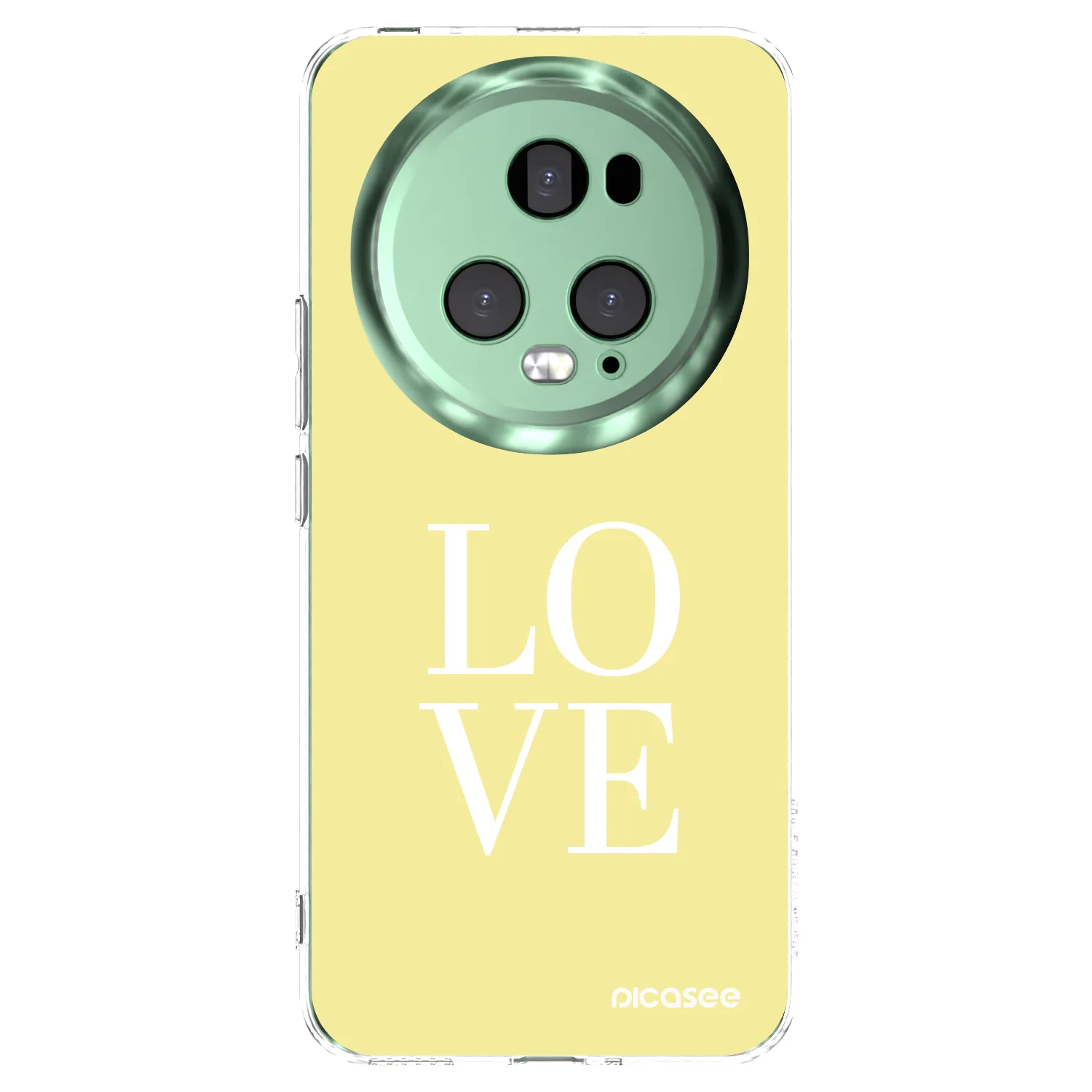 Picasee silikonska prozirna maskica za Honor Magic5 Pro - Love
