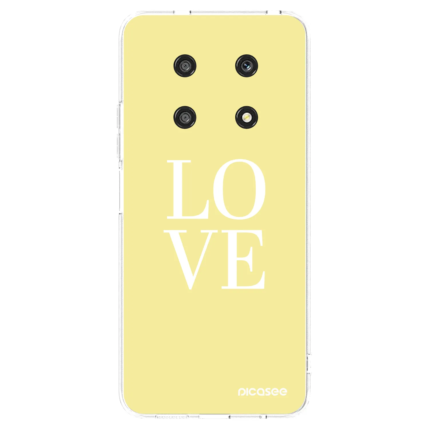 Picasee silikonska prozirna maskica za Honor Magic4 Lite 5G - Love