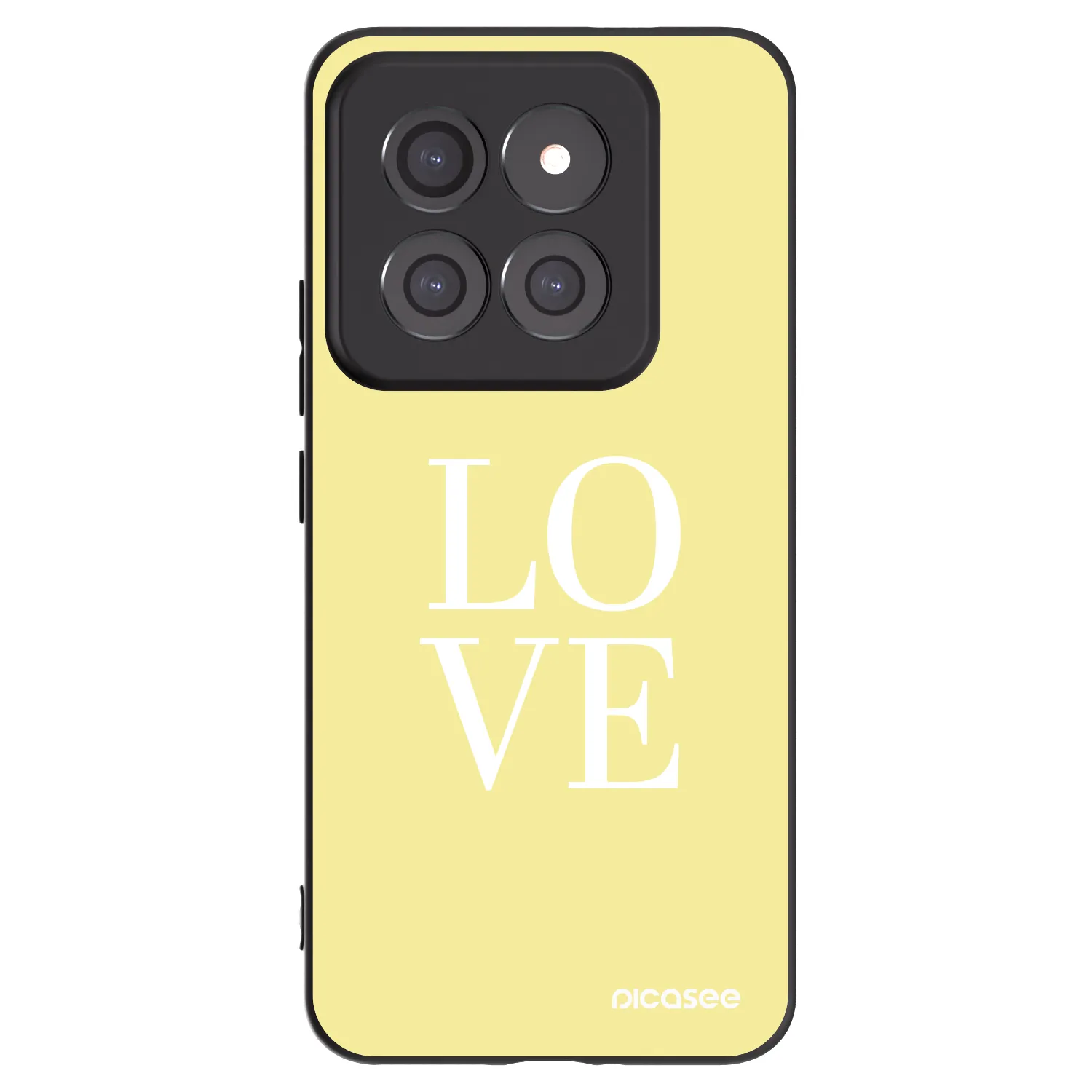 Picasee crna silikonska maskica za Xiaomi 14 Pro - Love