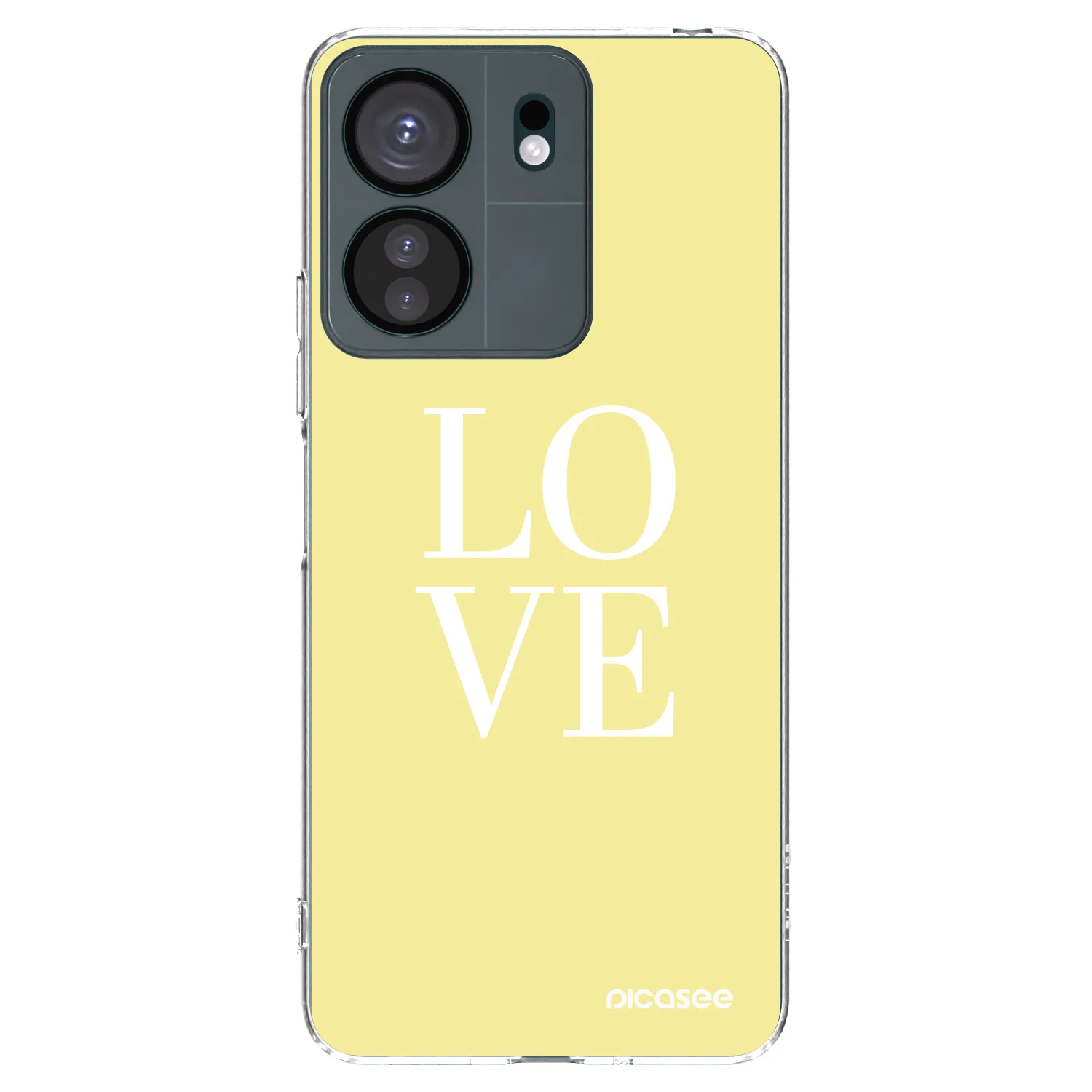Picasee silikonska prozirna maskica za Xiaomi Redmi 13C 4G - Love