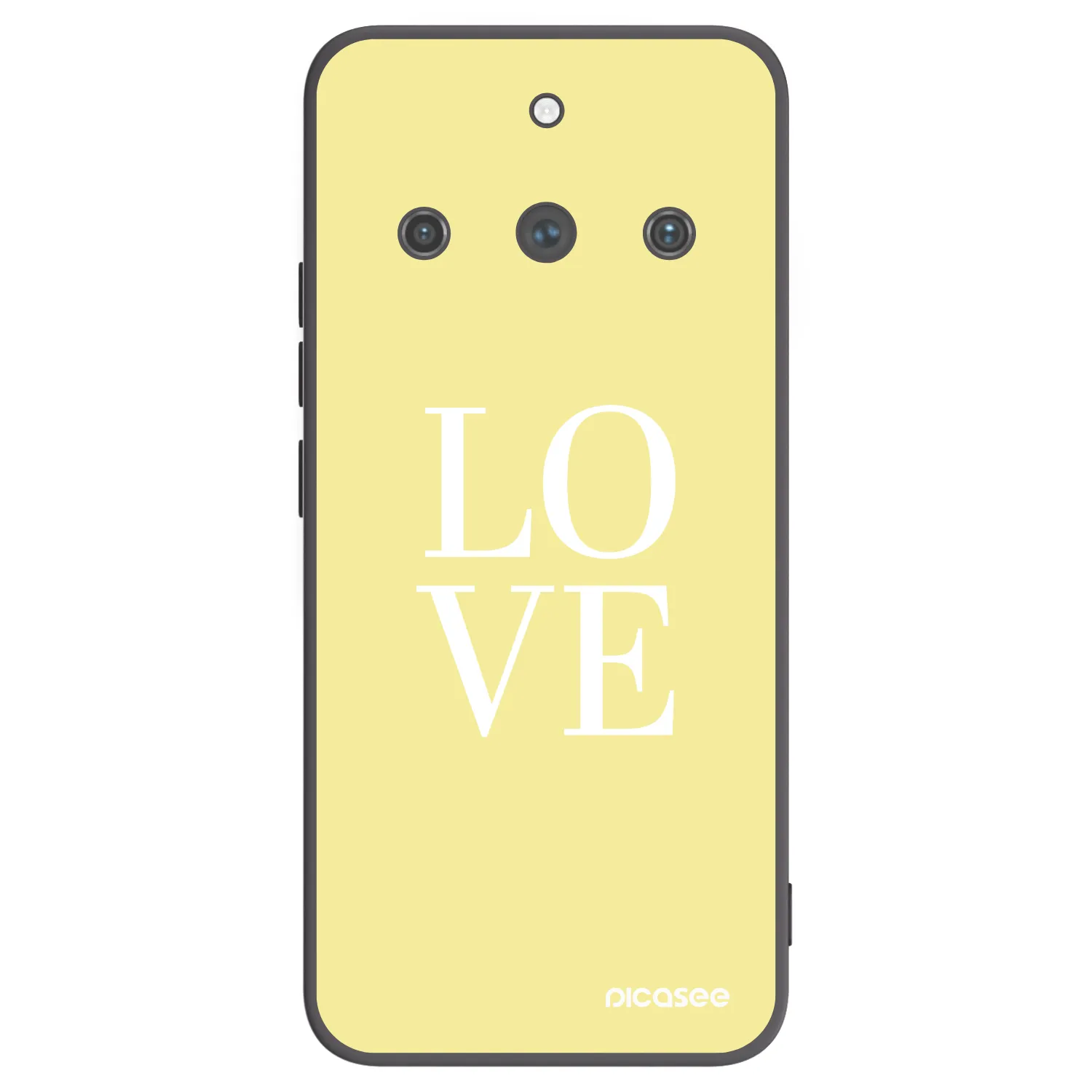 Picasee crna silikonska maskica za Realme 11 Pro+ - Love