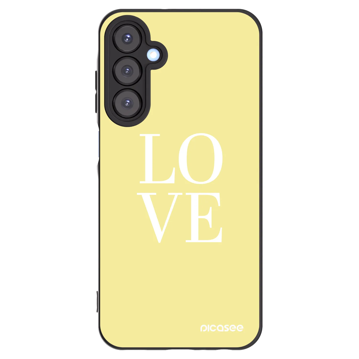 Picasee crna silikonska maskica za Samsung Galaxy A25 A256B 5G - Love
