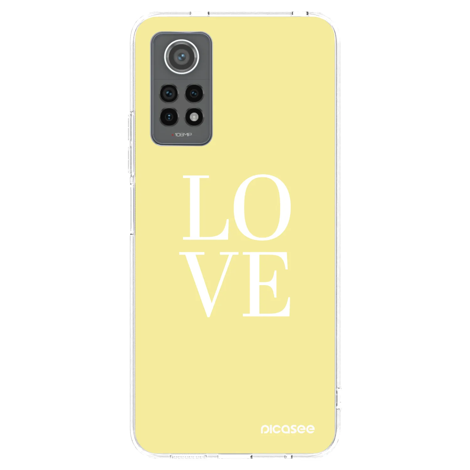 Picasee silikonska prozirna maskica za Xiaomi Redmi Note 12 Pro 4G - Love