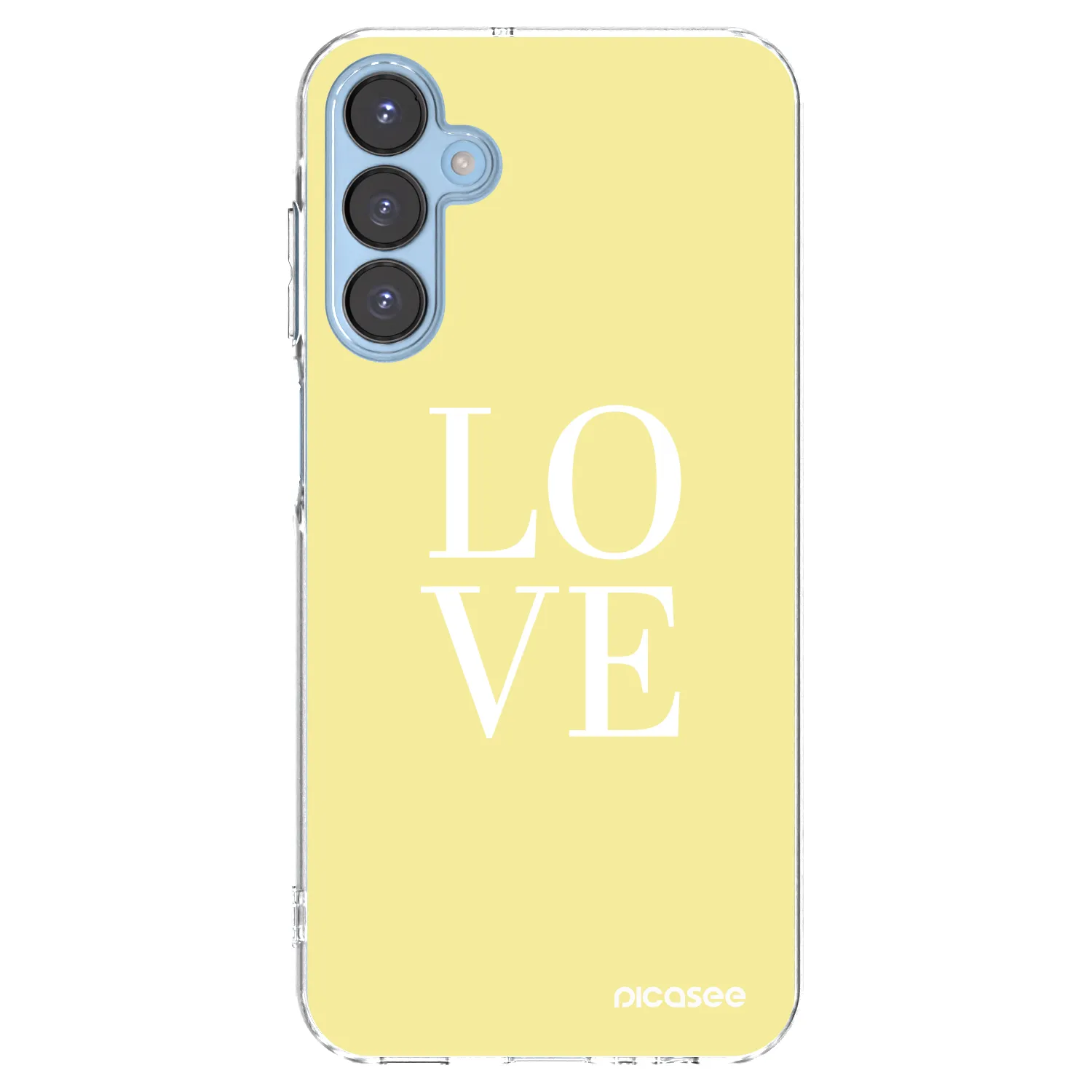 Picasee silikonska prozirna maskica za Samsung Galaxy A15 A156B 5G - Love