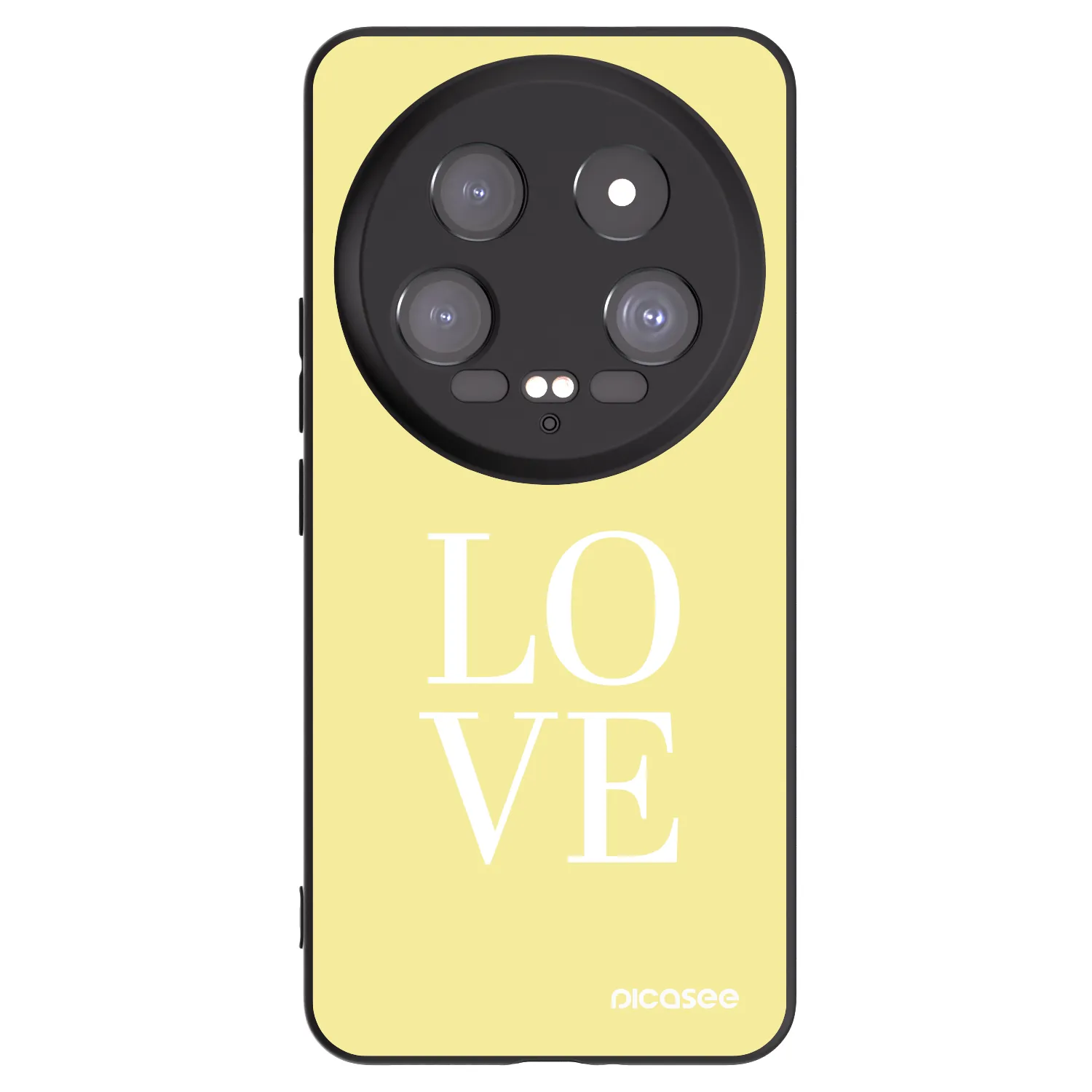 Picasee crna silikonska maskica za Xiaomi 14 Ultra - Love