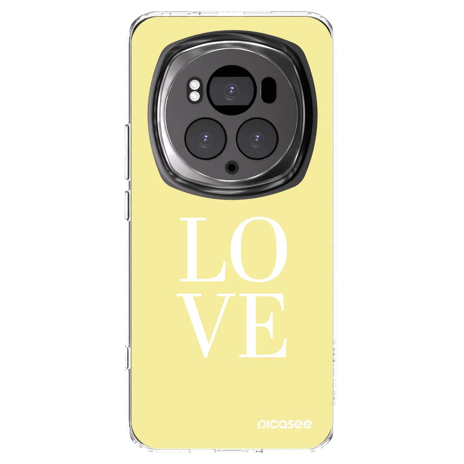 Picasee silikonska prozirna maskica za Honor Magic6 Pro - Love