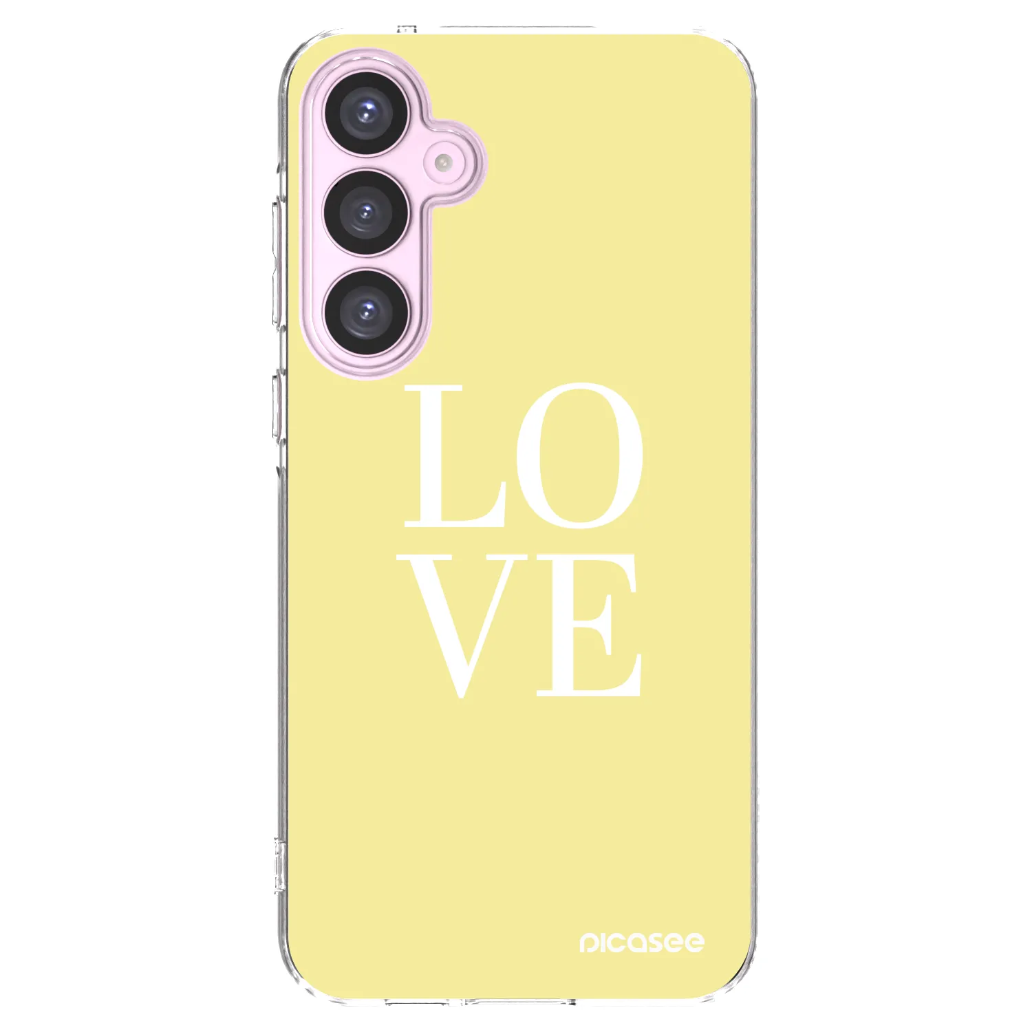Picasee silikonska prozirna maskica za Samsung Galaxy A55 5G A556B - Love