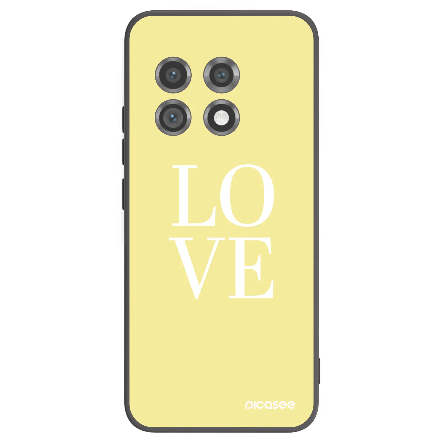 Picasee crna silikonska maskica za OnePlus 11 5G - Love