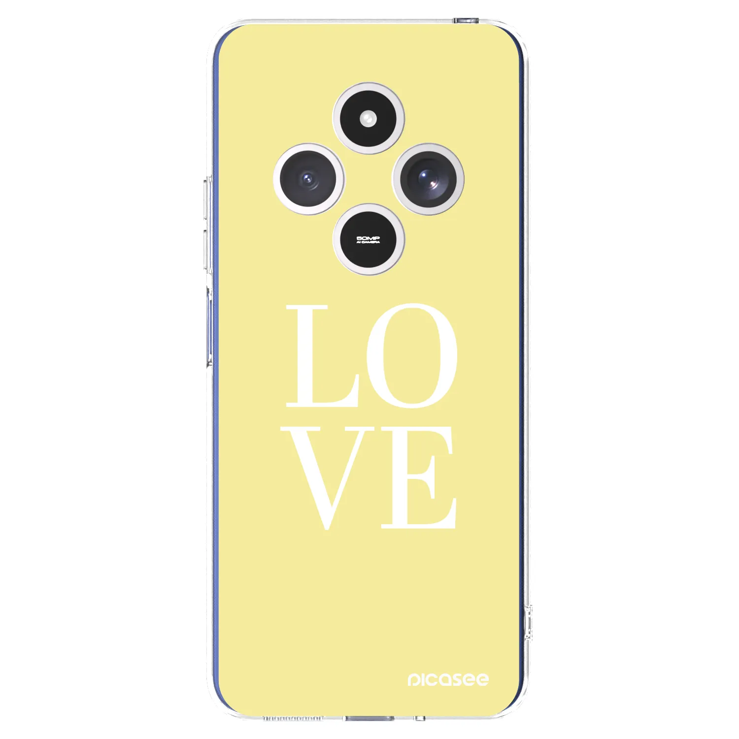 Picasee silikonska prozirna maskica za Xiaomi Redmi 14C - Love