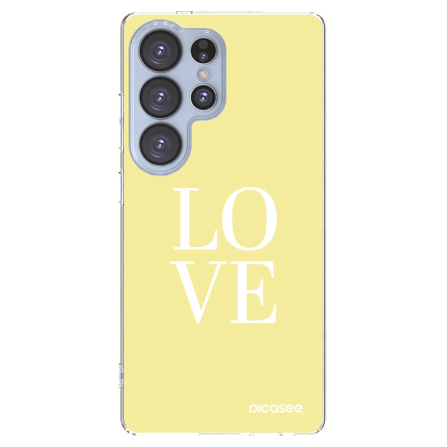 Picasee silikonska prozirna maskica za Samsung Galaxy S25 Ultra 5G - Love