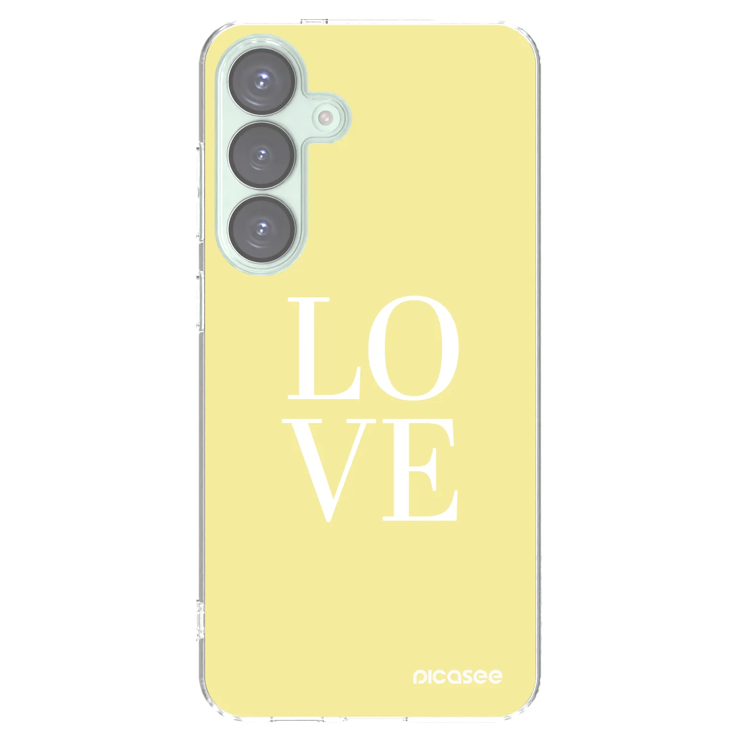 Picasee silikonska prozirna maskica za Samsung Galaxy S25+ 5G - Love