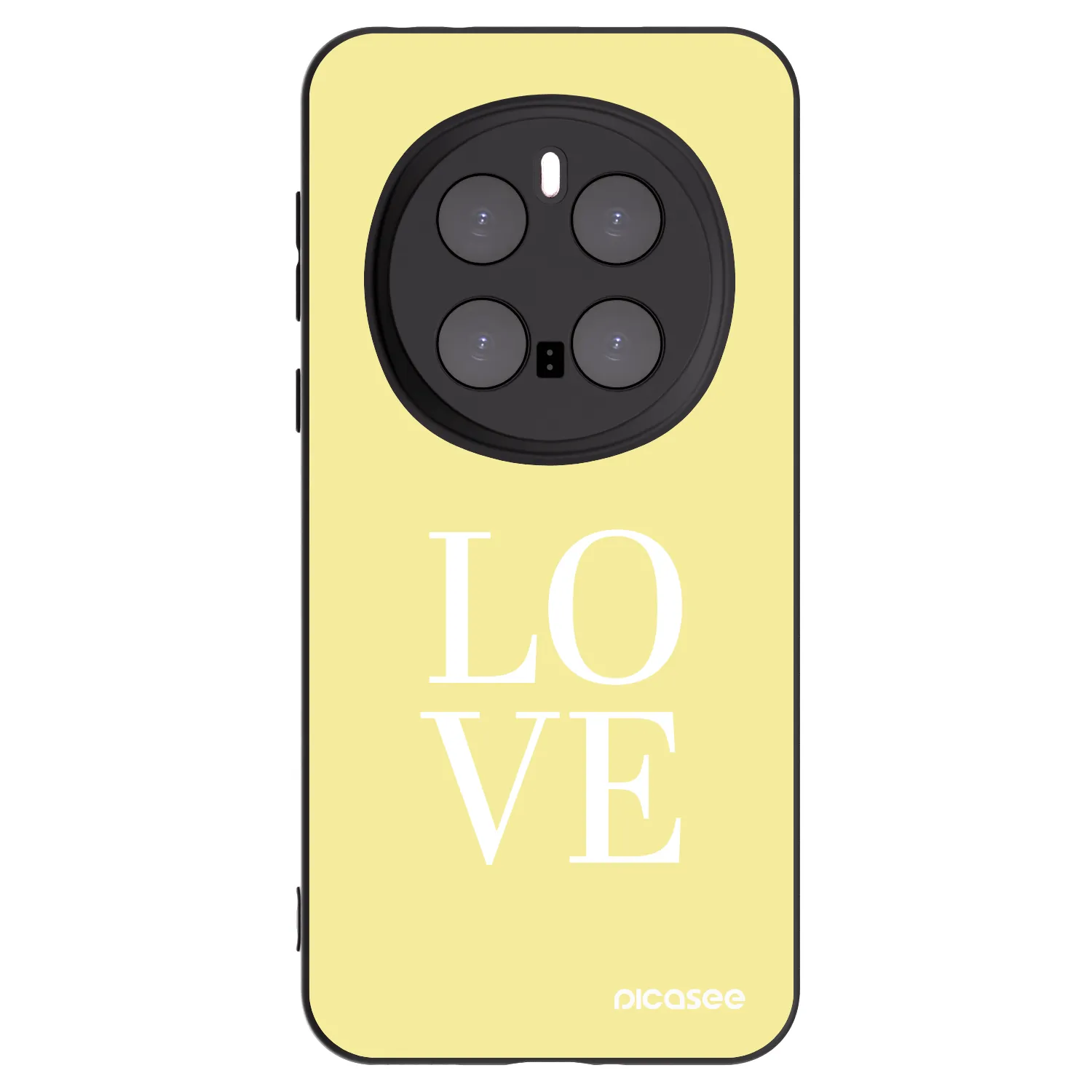 Picasee crna silikonska maskica za Honor Magic7 Pro 5G - Love