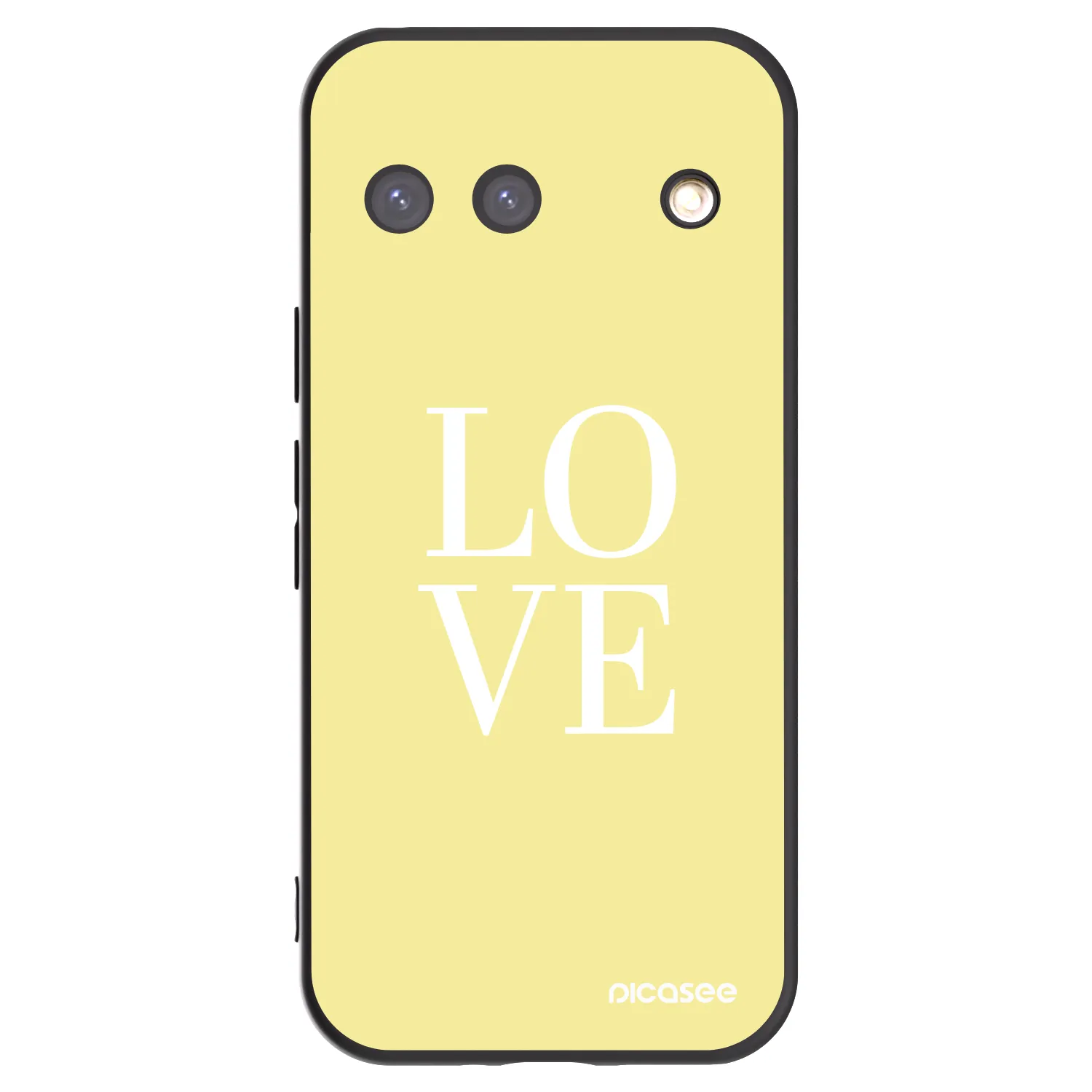 Picasee crna silikonska maskica za Google Pixel 9 - Love