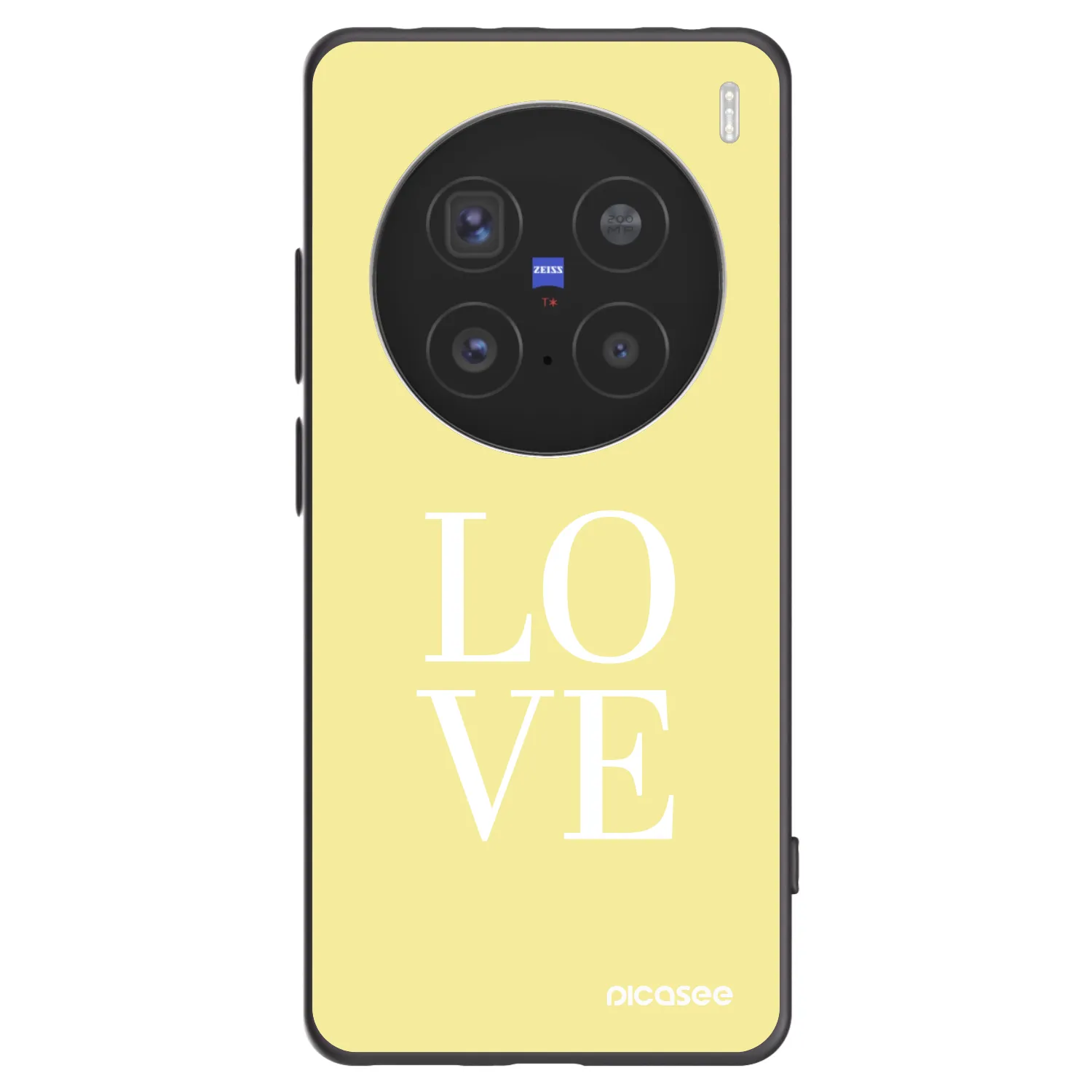 Picasee crna silikonska maskica za Vivo X200 Pro - Love