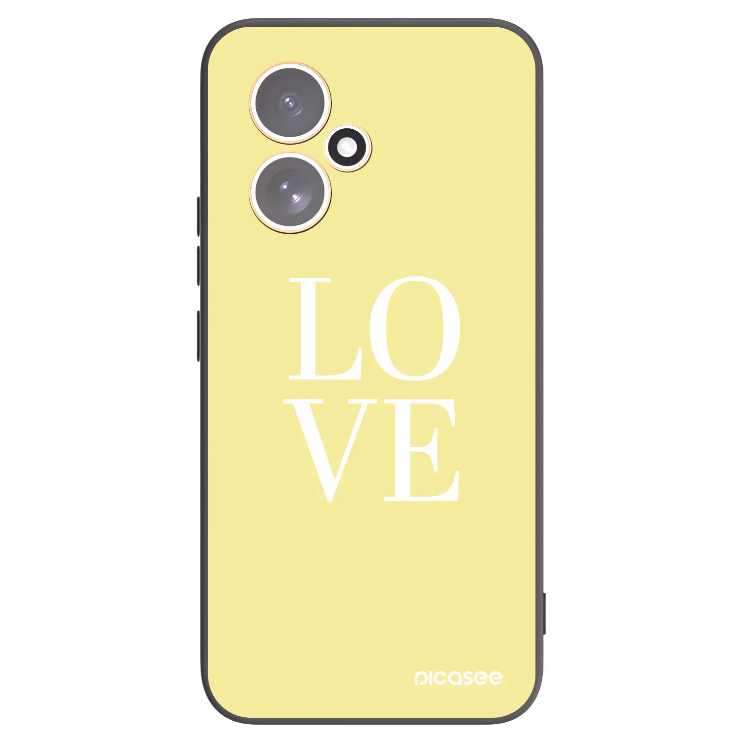 Picasee crna silikonska maskica za Honor 400 5G - Love