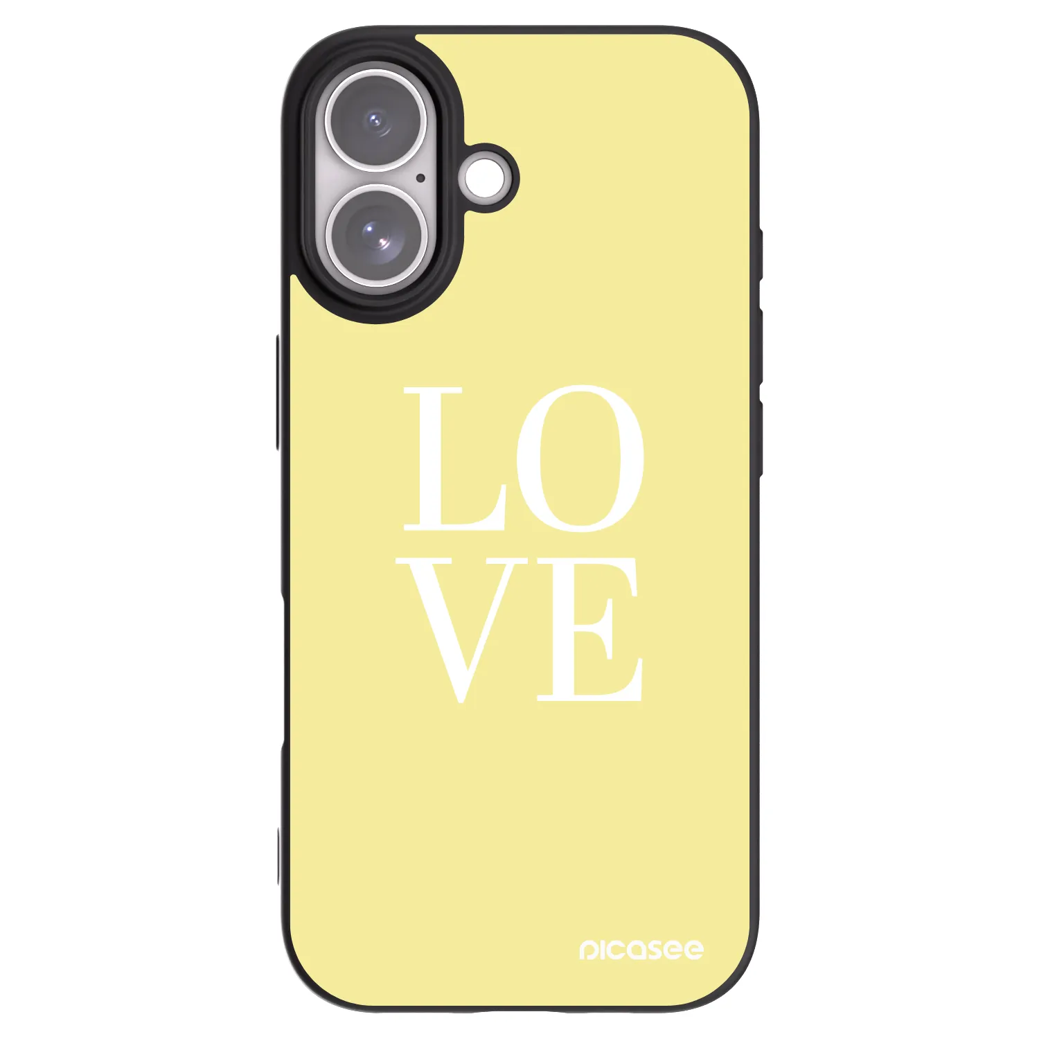 Picasee crna silikonska maskica za Apple iPhone 17 - Love