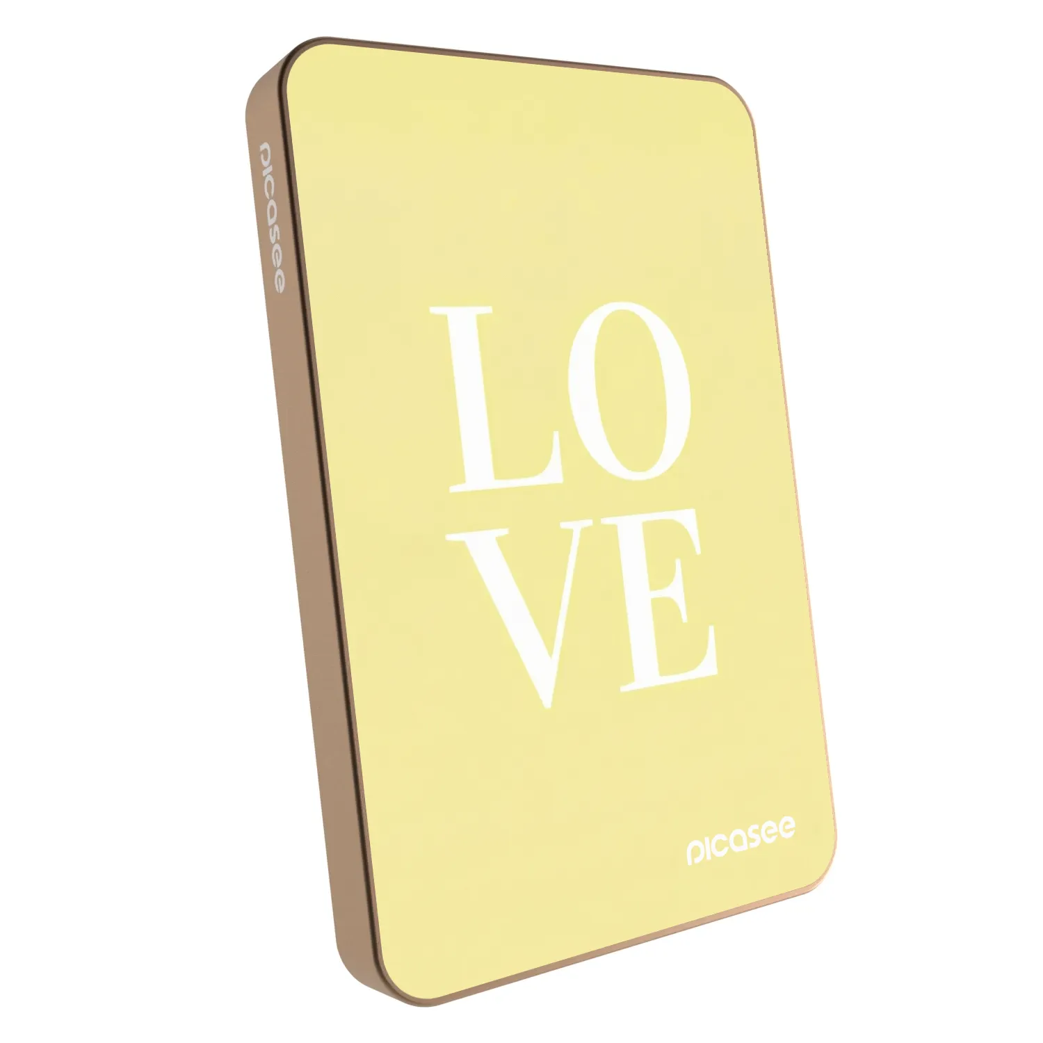 Picasee Prijenosni punjač s MagSafe 5 000 mAh Zlatni - Love