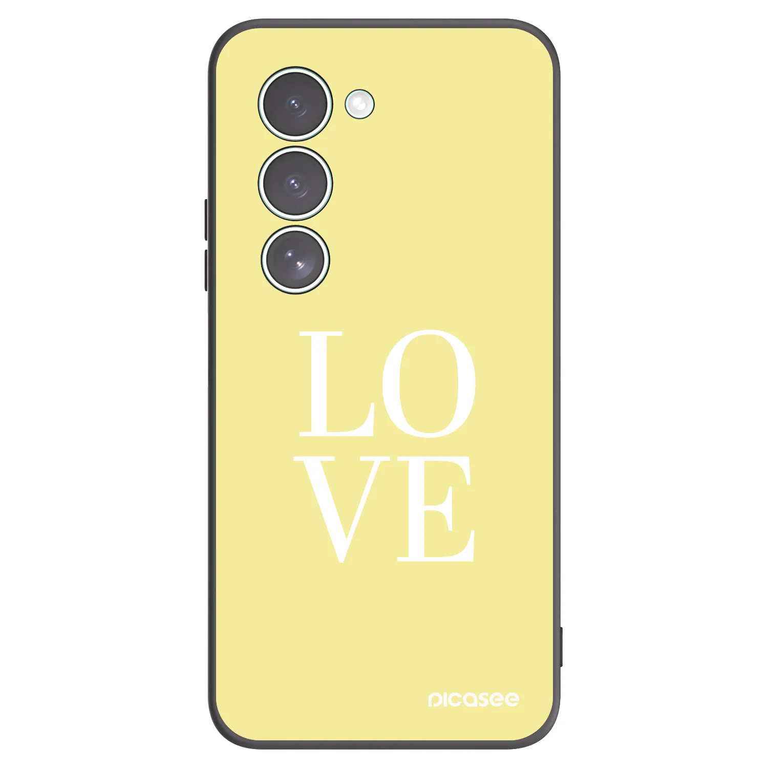 Picasee crna silikonska maskica za Xiaomi Redmi 15 5G - Love