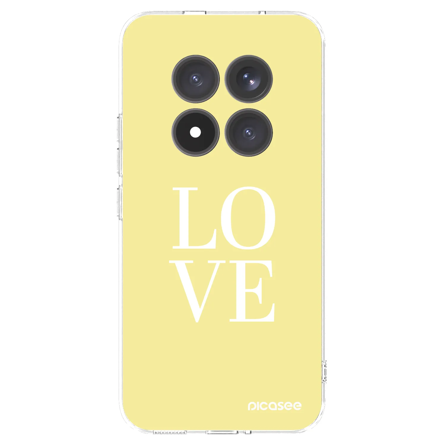 Picasee silikonska prozirna maskica za Xiaomi Redmi Note 15 Pro+ - Love