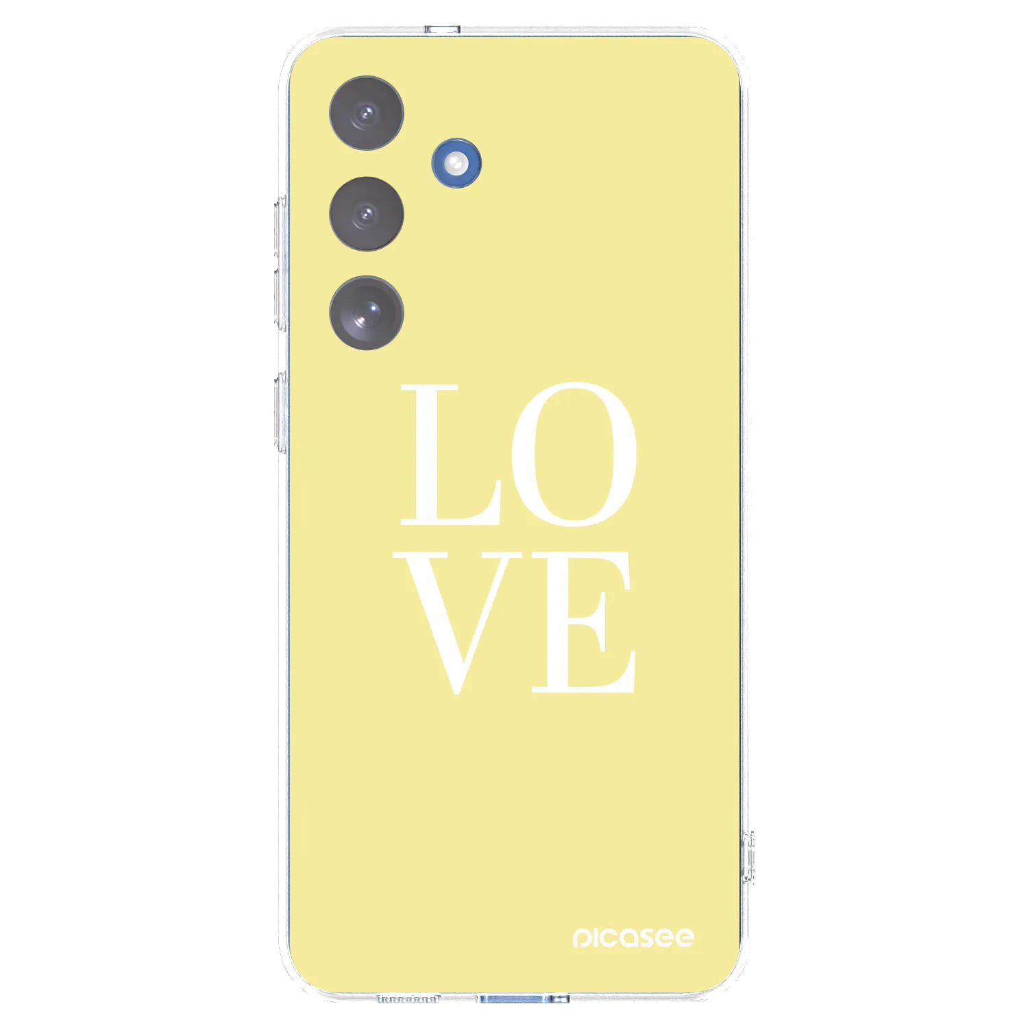 Picasee silikonska prozirna maskica za Samsung Galaxy S25 FE 5G - Love