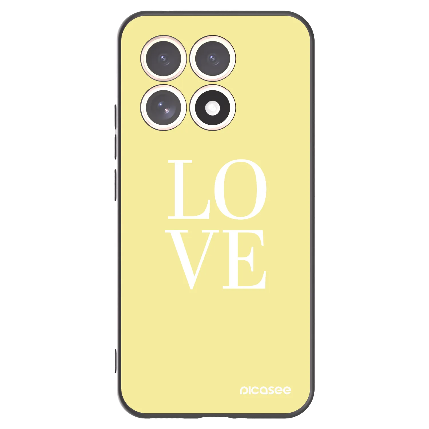 Picasee crna silikonska maskica za Xiaomi 15T - Love
