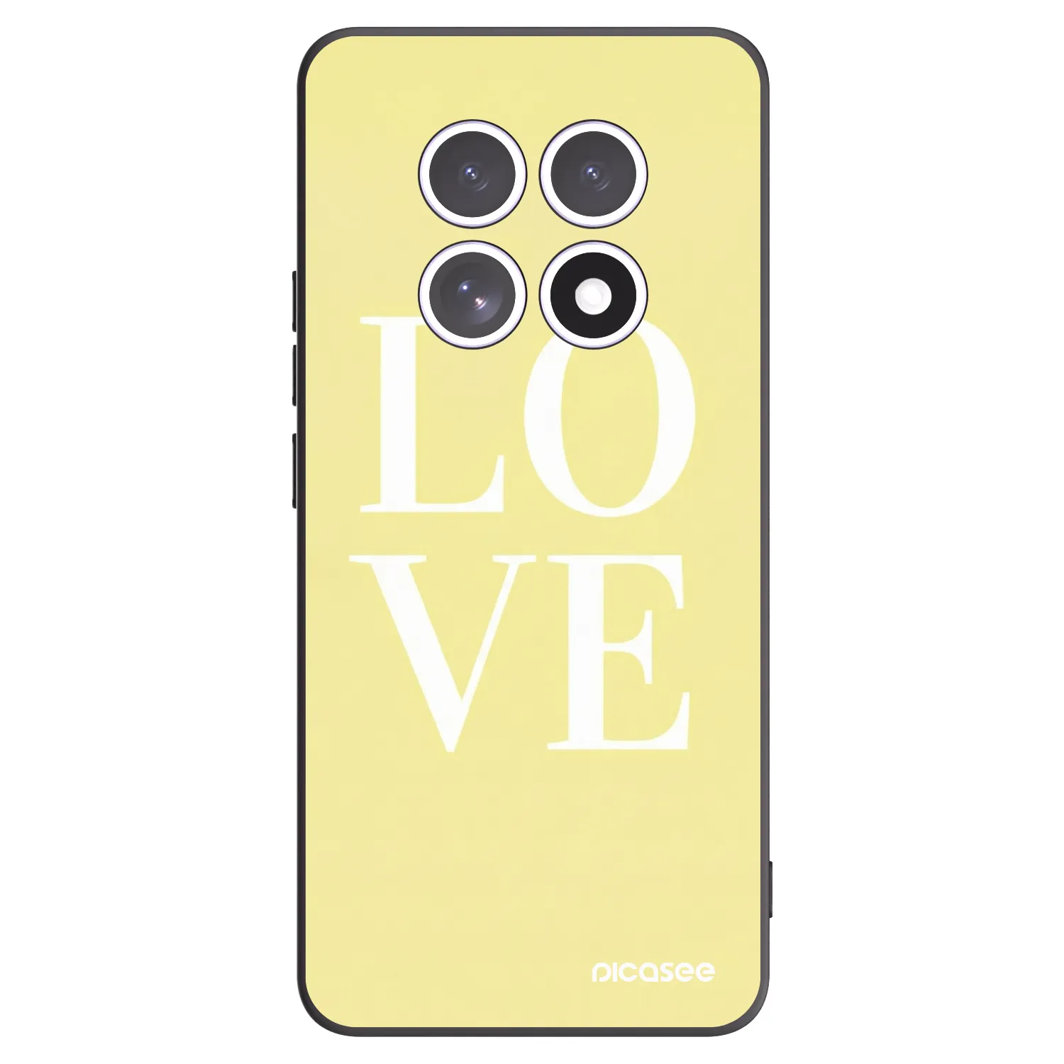 Picasee crna silikonska maskica za Xiaomi Redmi Note 15 - Love