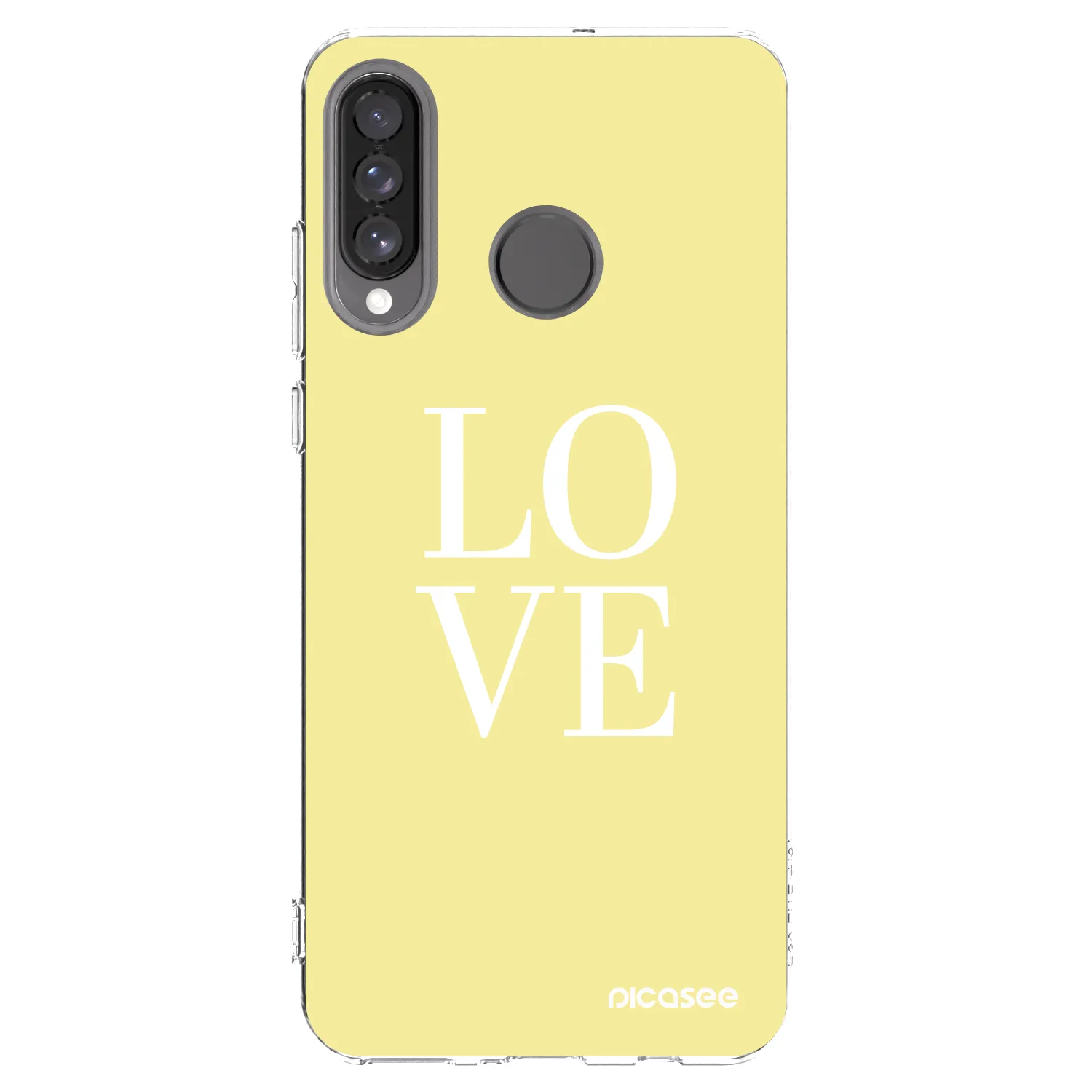 Picasee silikonska prozirna maskica za Huawei P30 Lite - Love