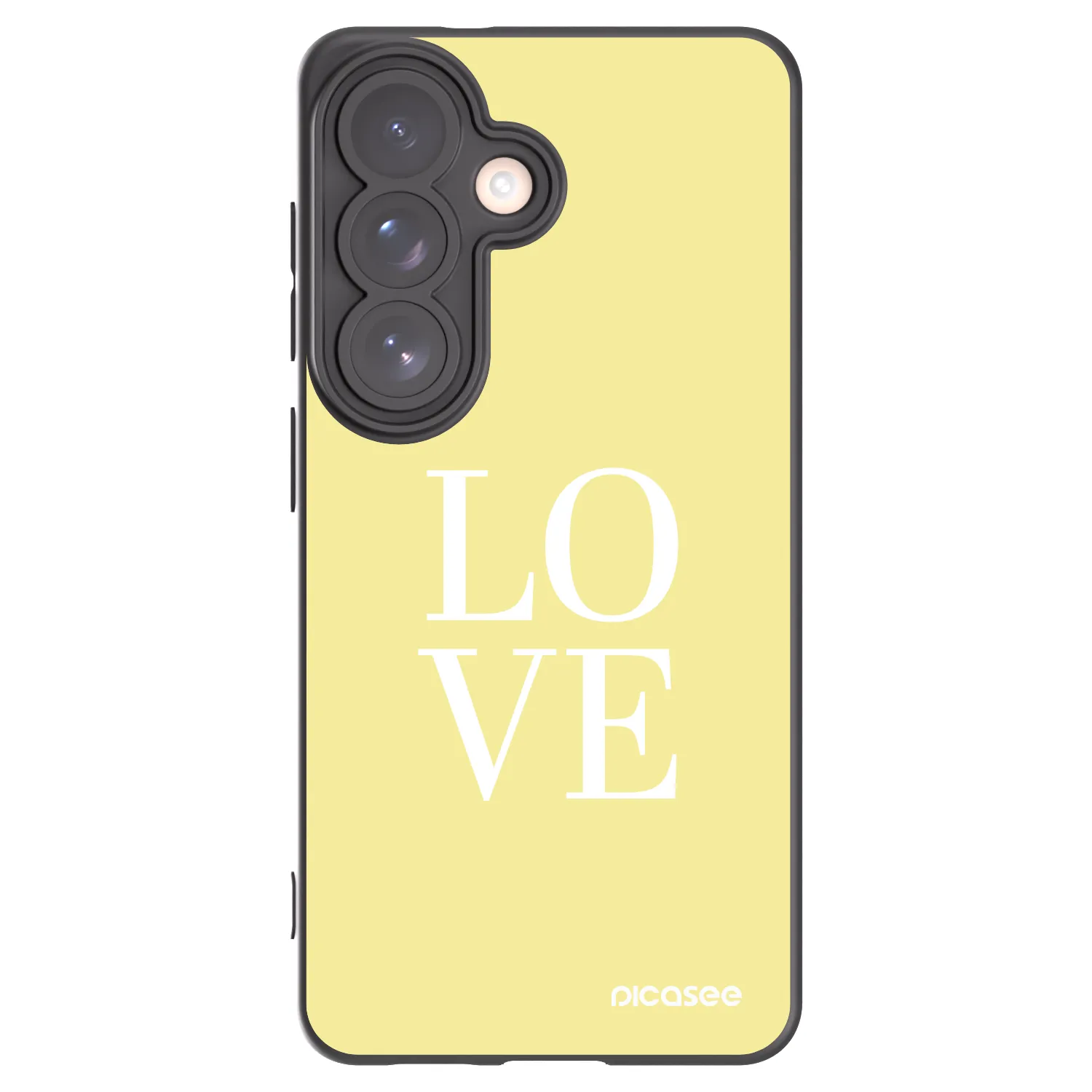 Picasee crna silikonska maskica za Samsung Galaxy S26 - Love